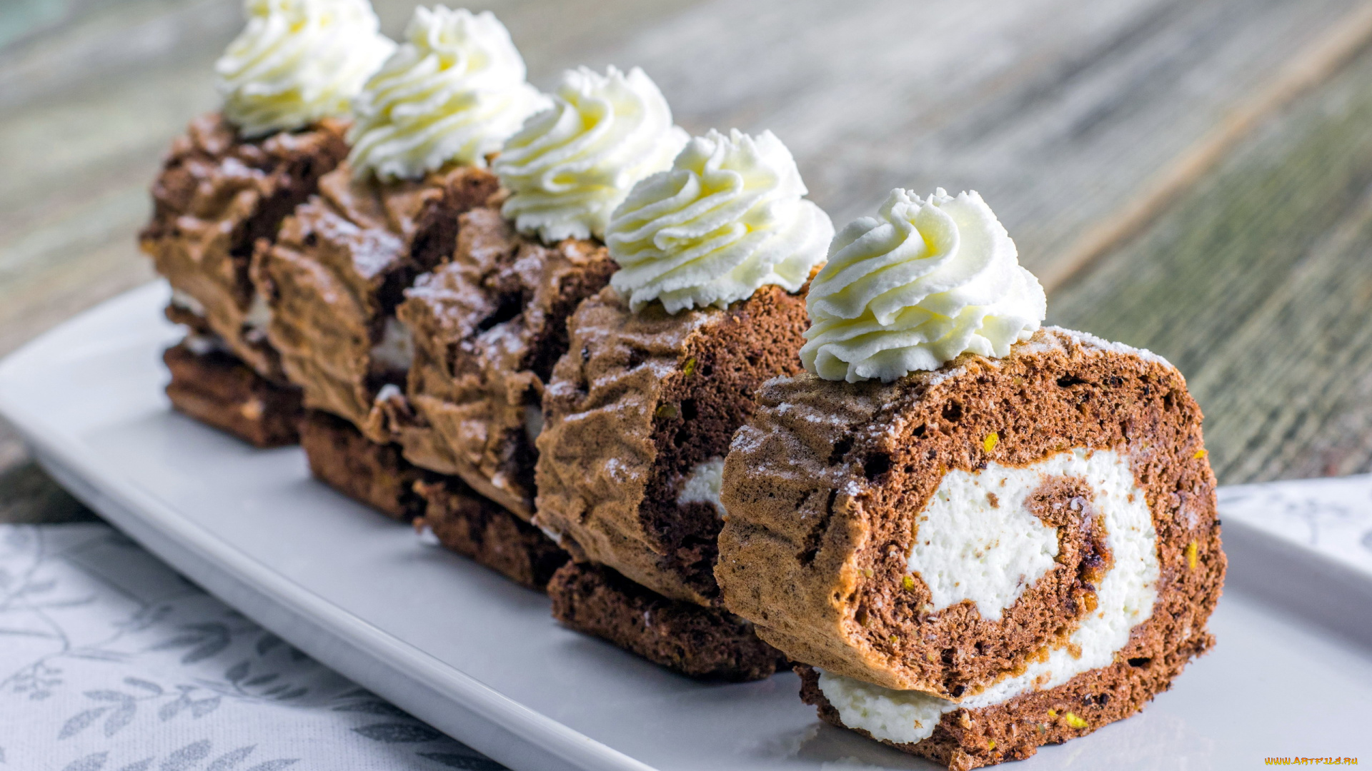 еда, пирожные, , кексы, , печенье, десерт, лакомство, рулет, бисквит