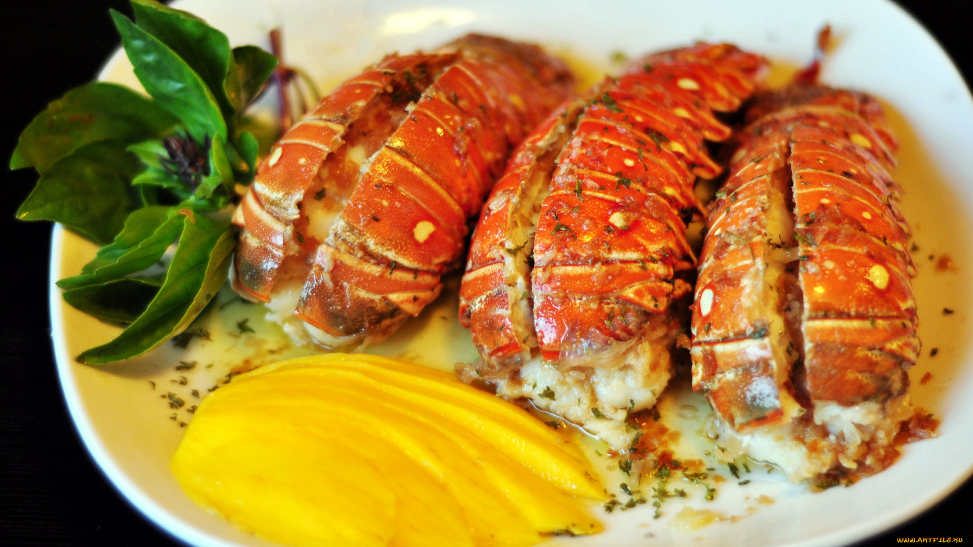 еда, рыбные, блюда, , с, морепродуктами, лобстер