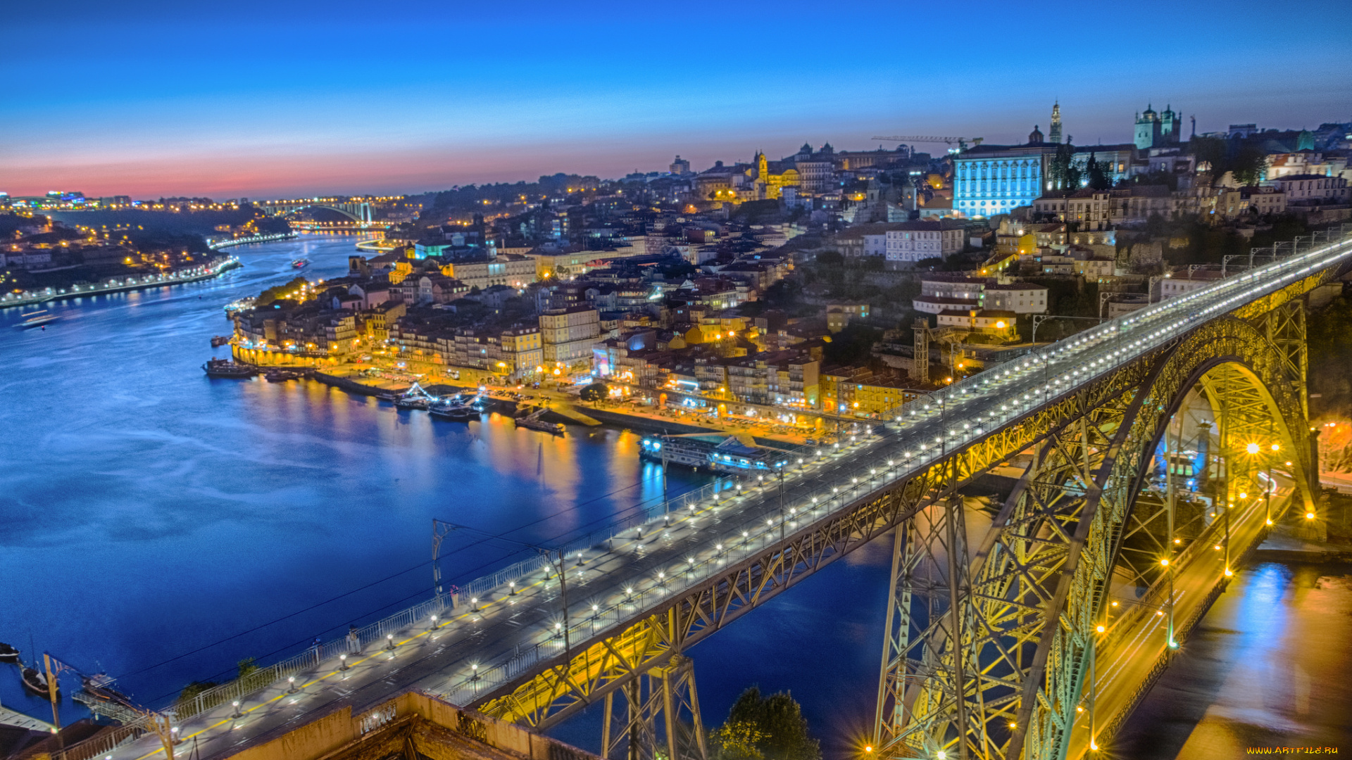 porto, города, порту, , португалия, простор