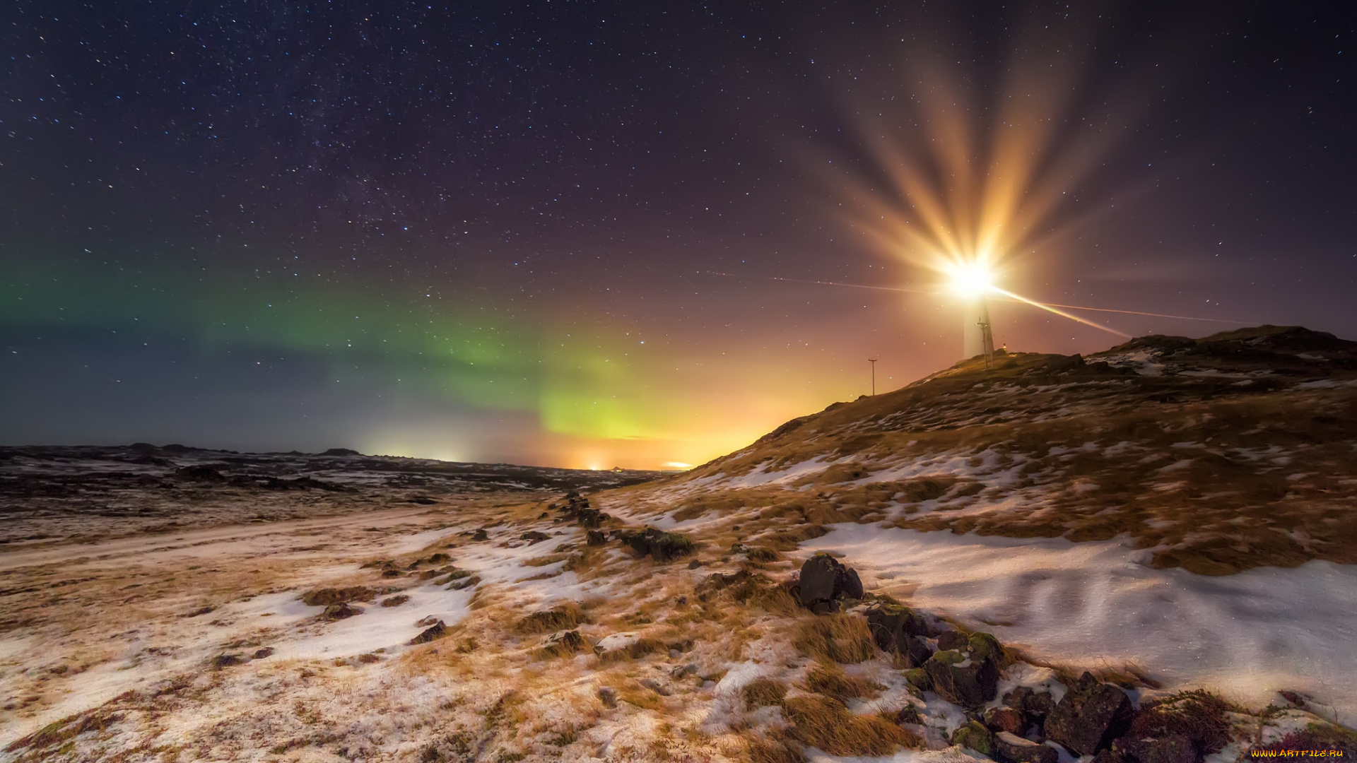 природа, маяки, простор