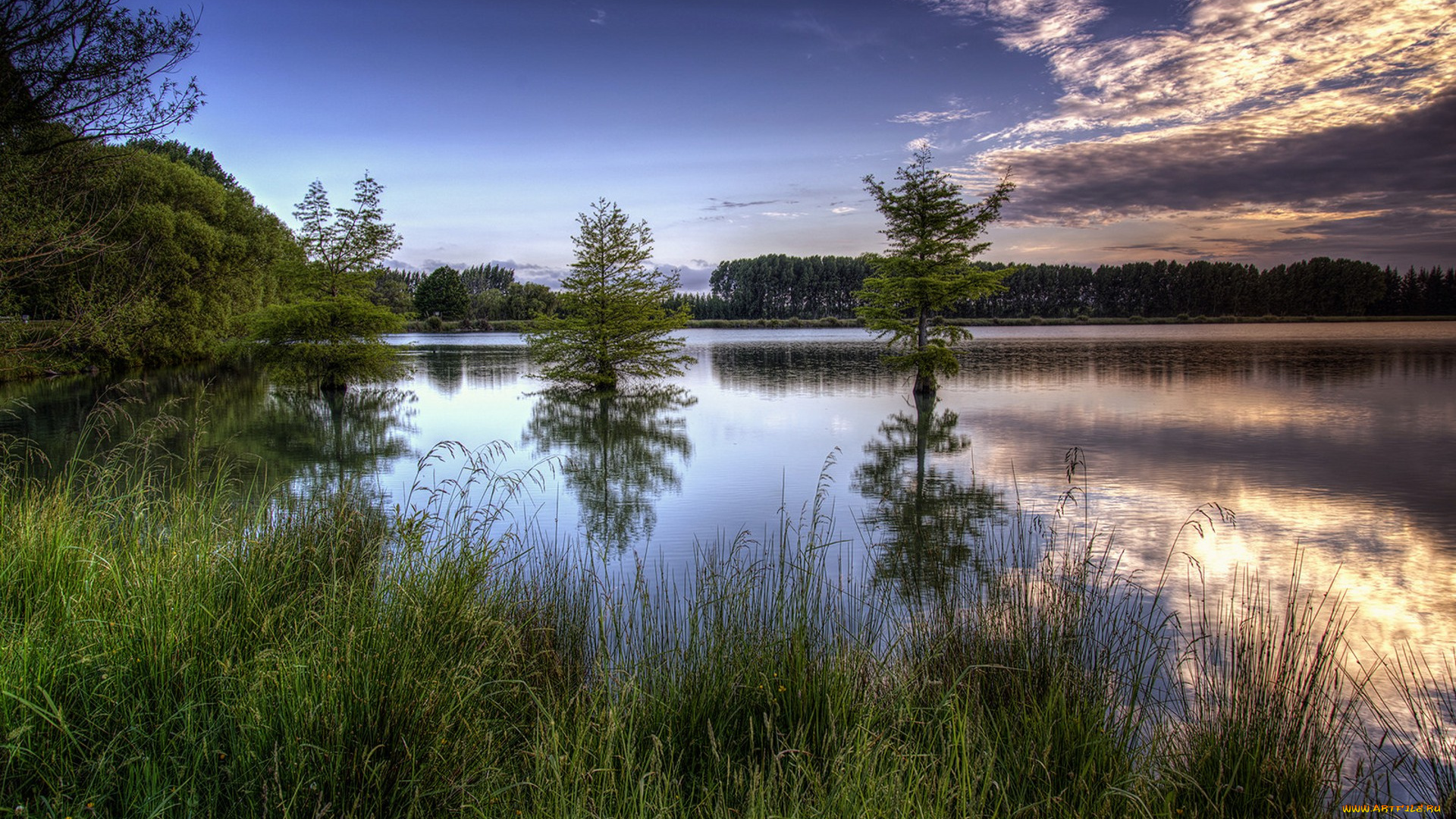 природа, реки, озера, простор