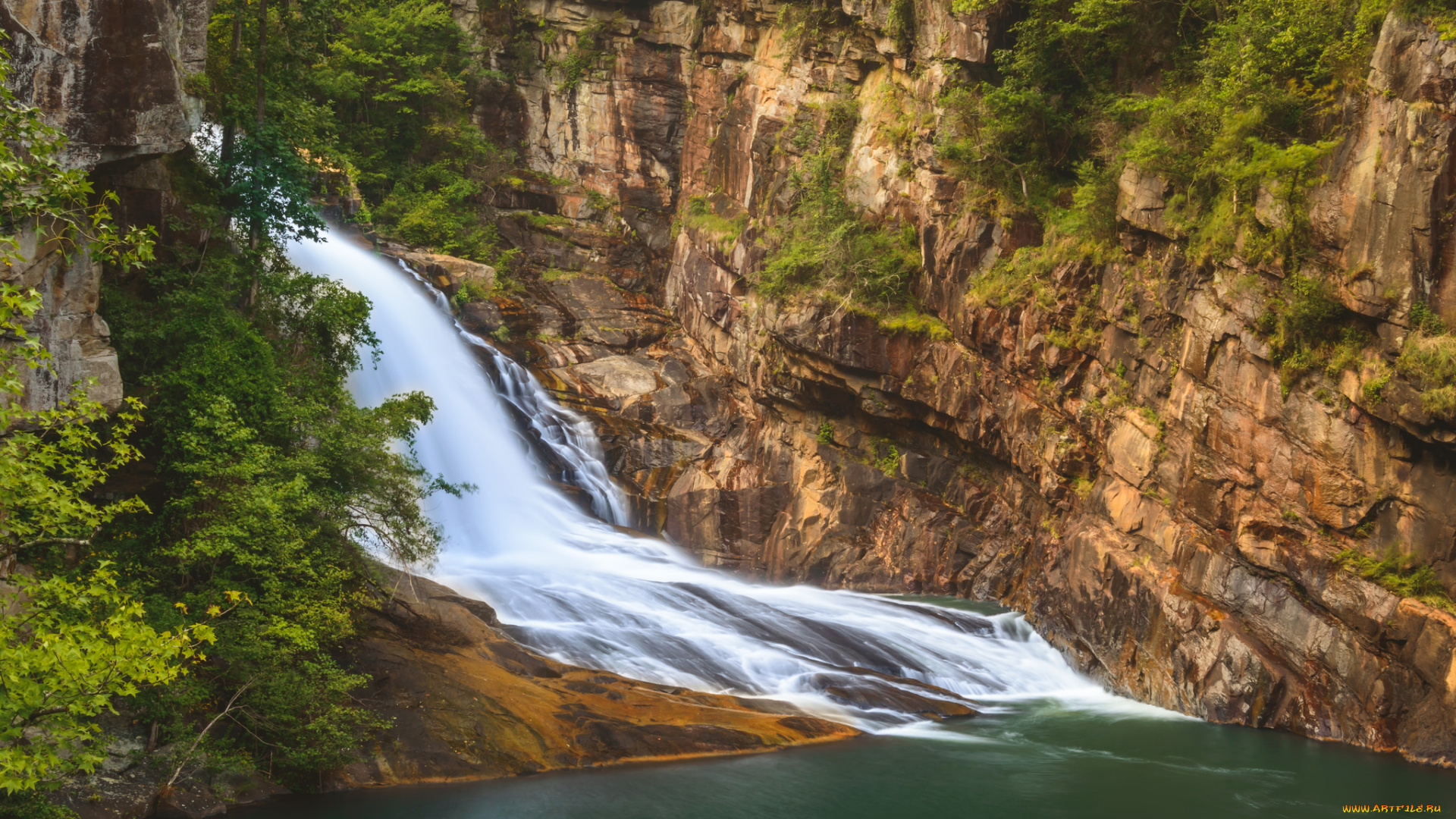 природа, водопады, простор