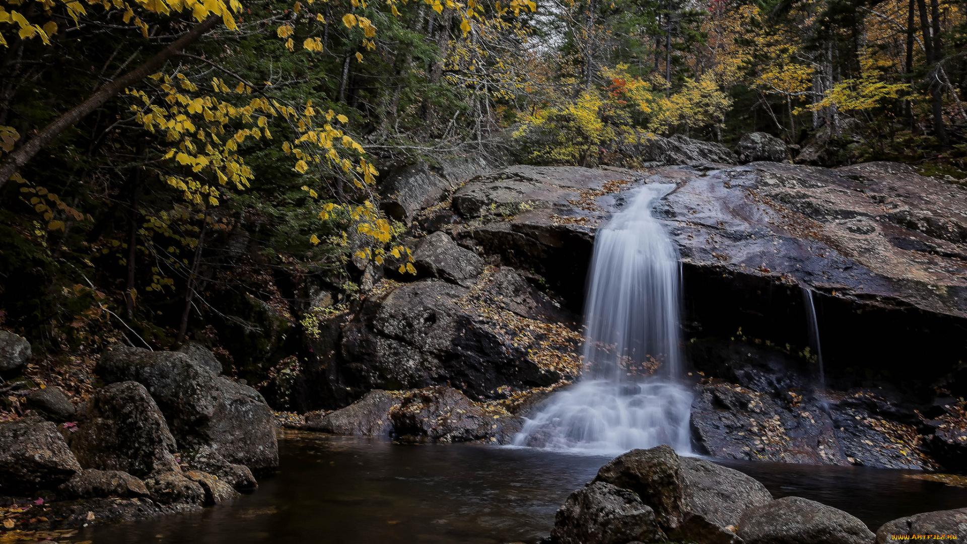 природа, водопады, простор