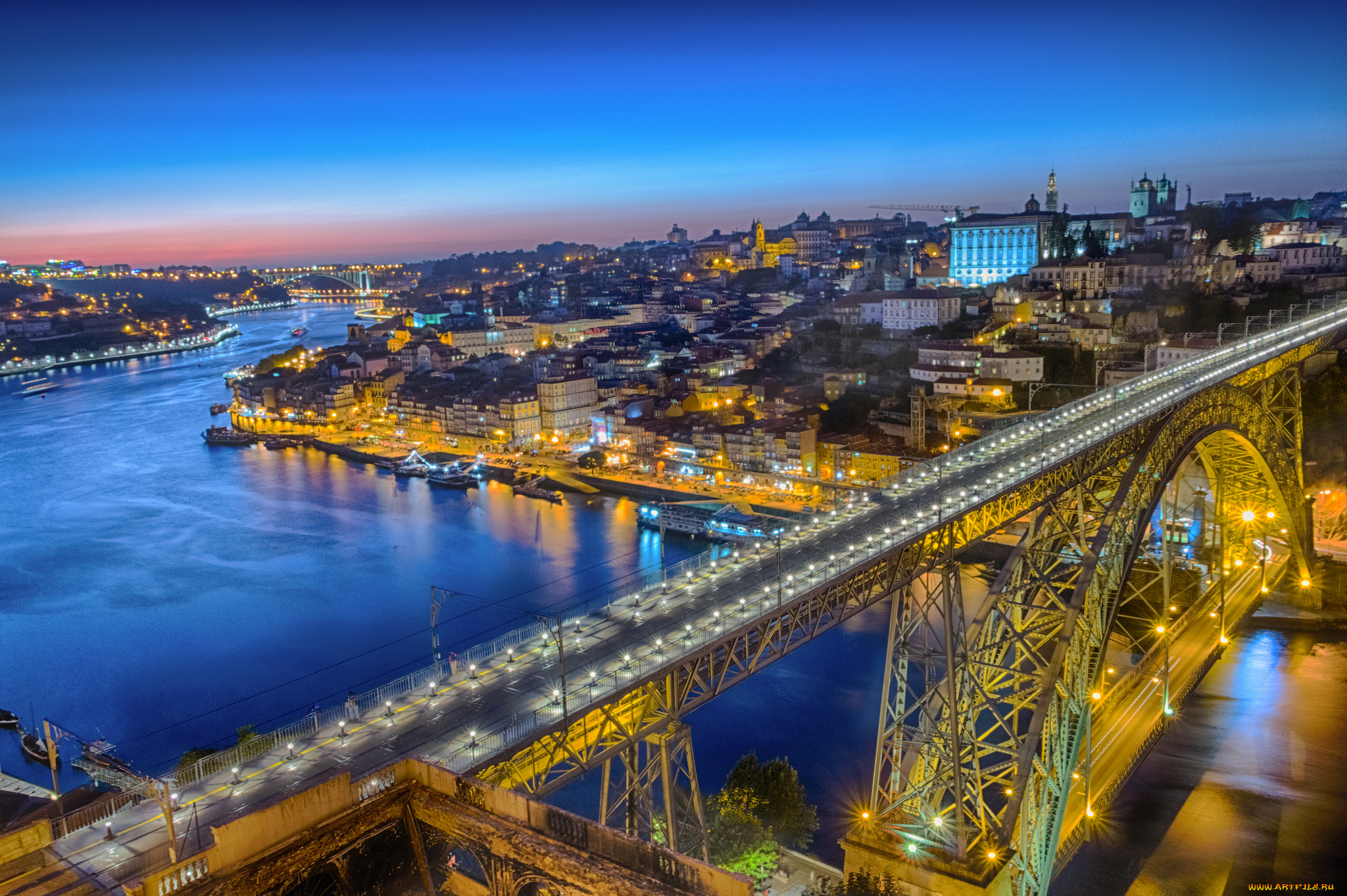 porto, города, порту, , португалия, простор