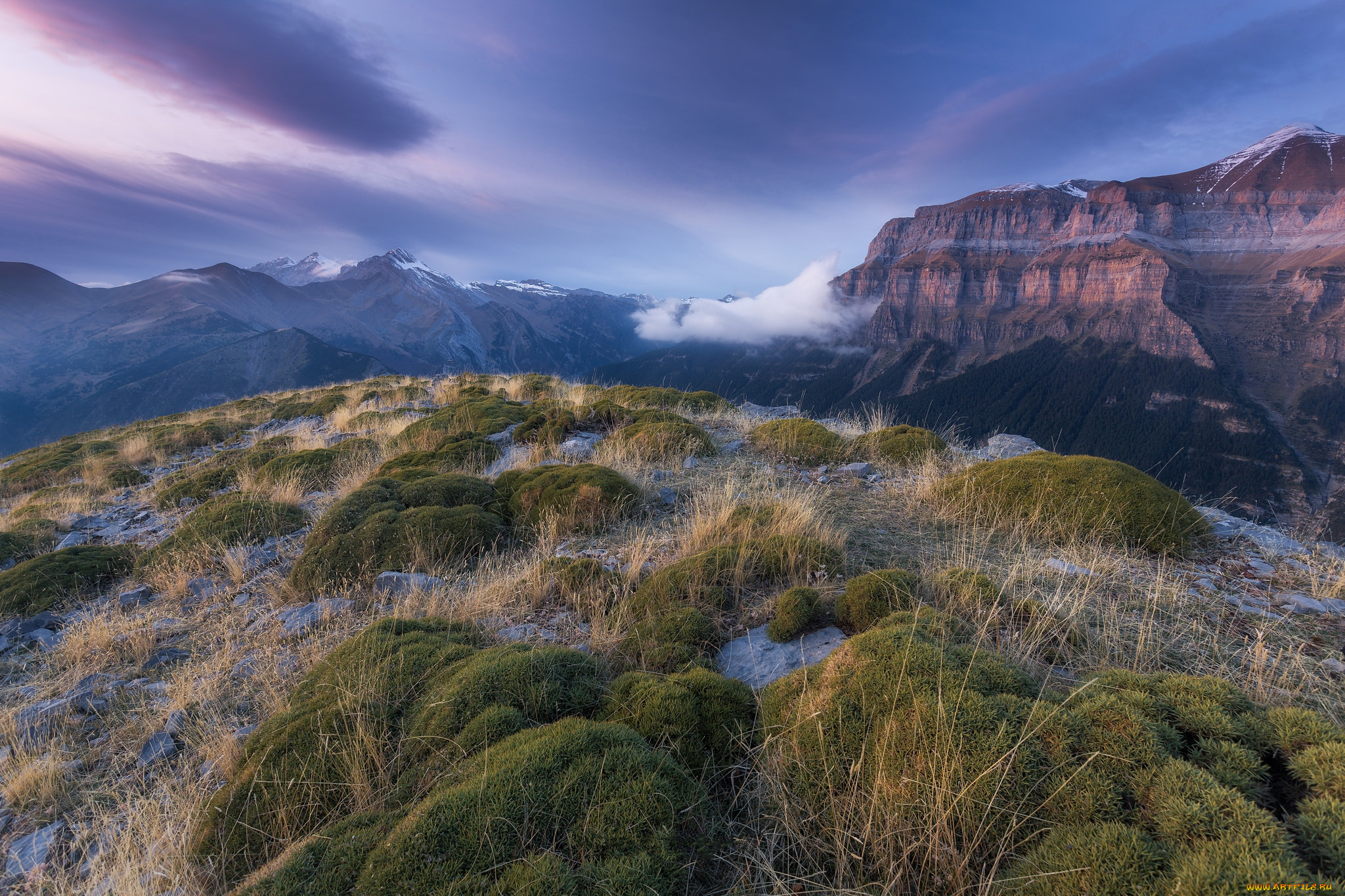 природа, горы, простор