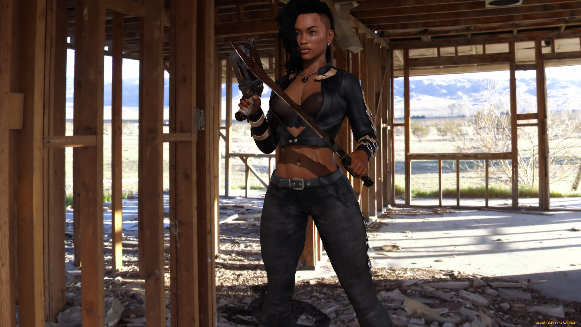 3д, графика, фантазия, , fantasy, взгляд, девушка, фон