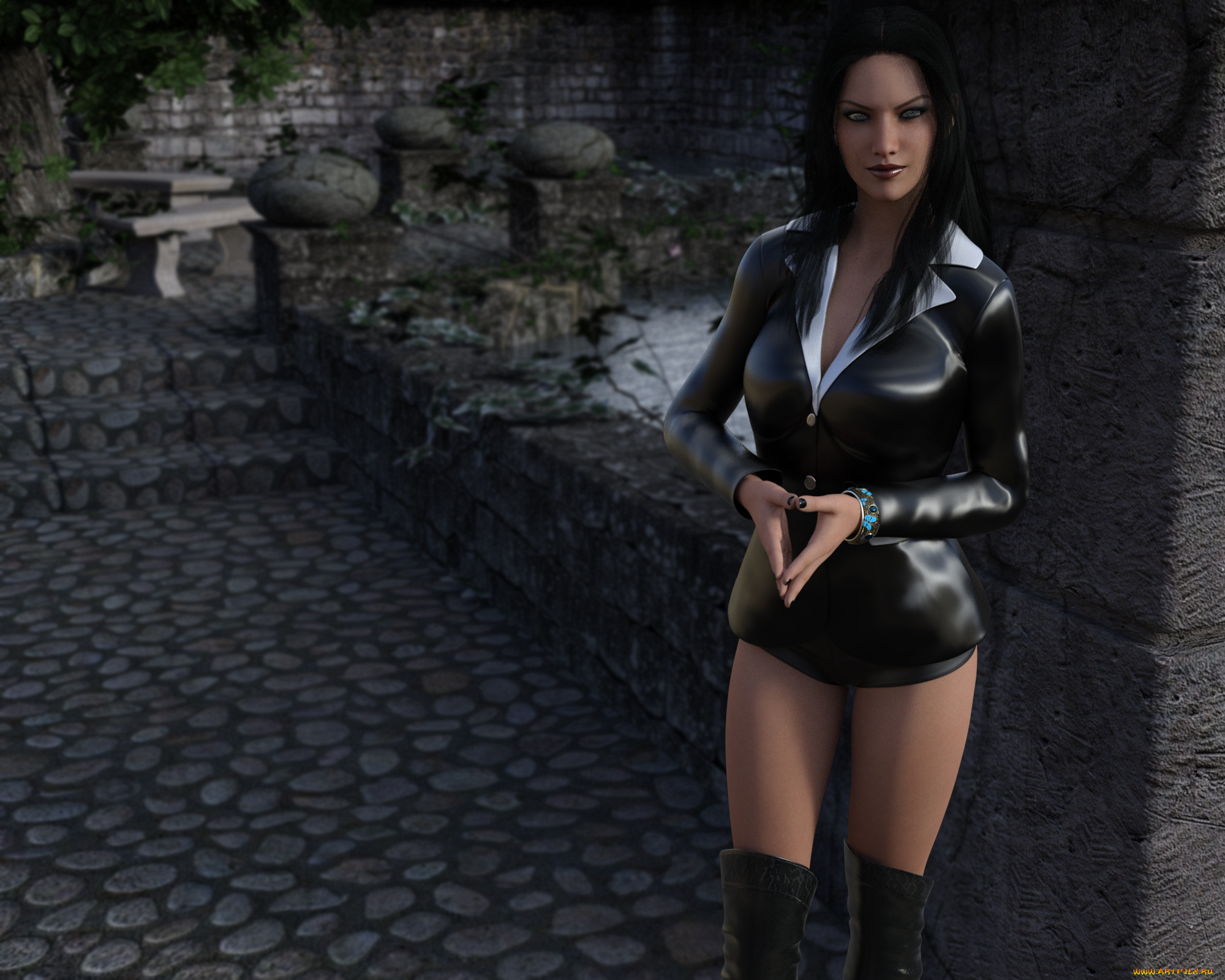 3д, графика, люди, , people, фон, взгляд, девушка