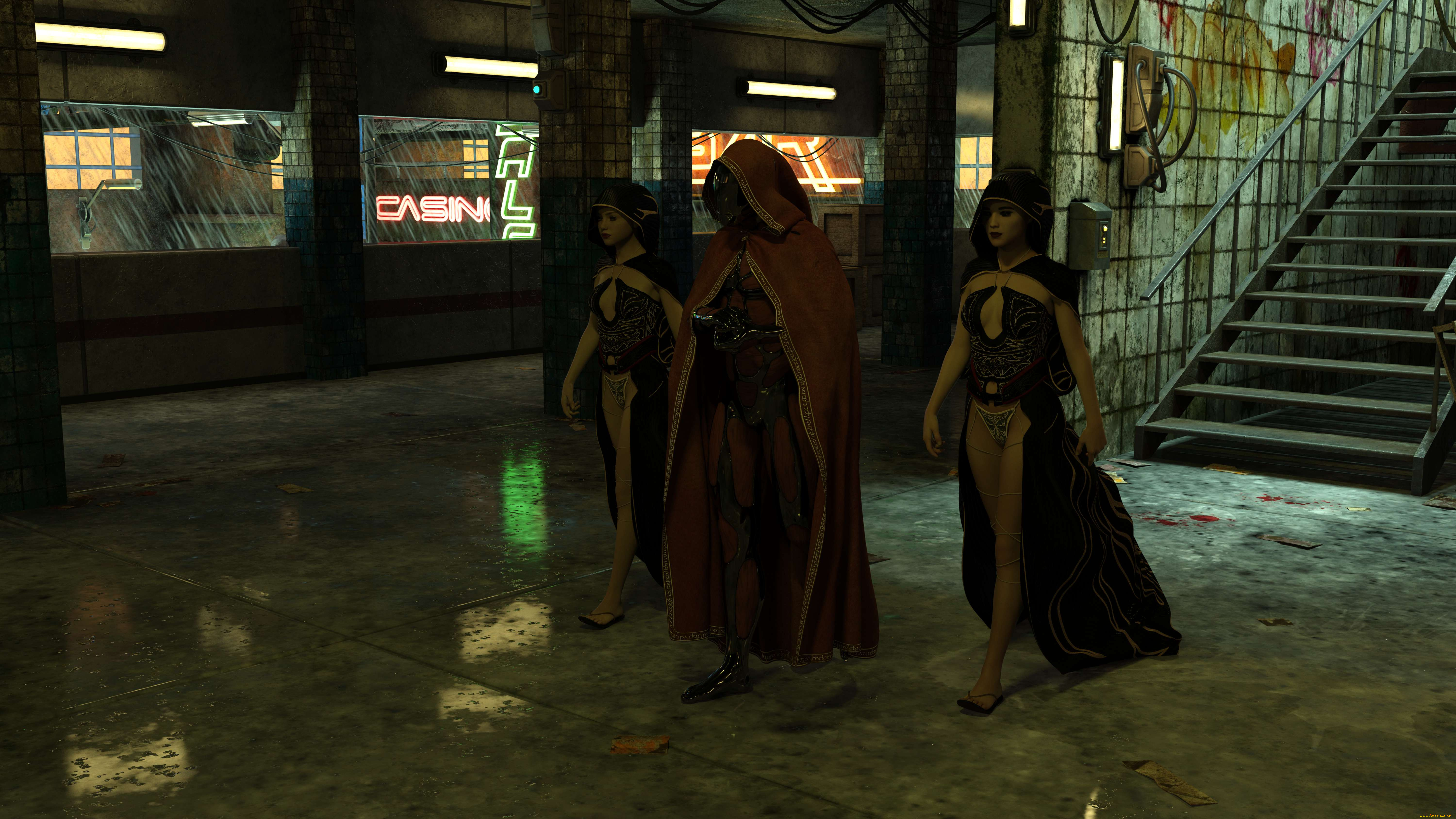 3д, графика, фантазия, , fantasy, фон, взгляд, девушки