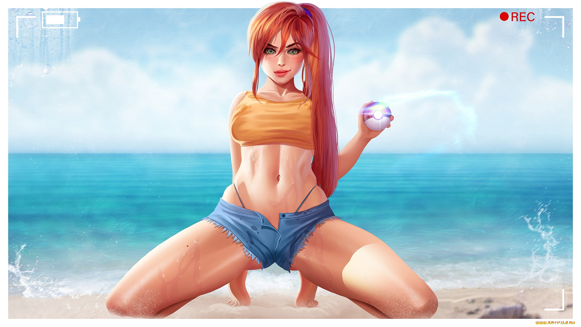 видео, игры, pokemon, sword, and, pokemon, shield, beach, queen, prywinko