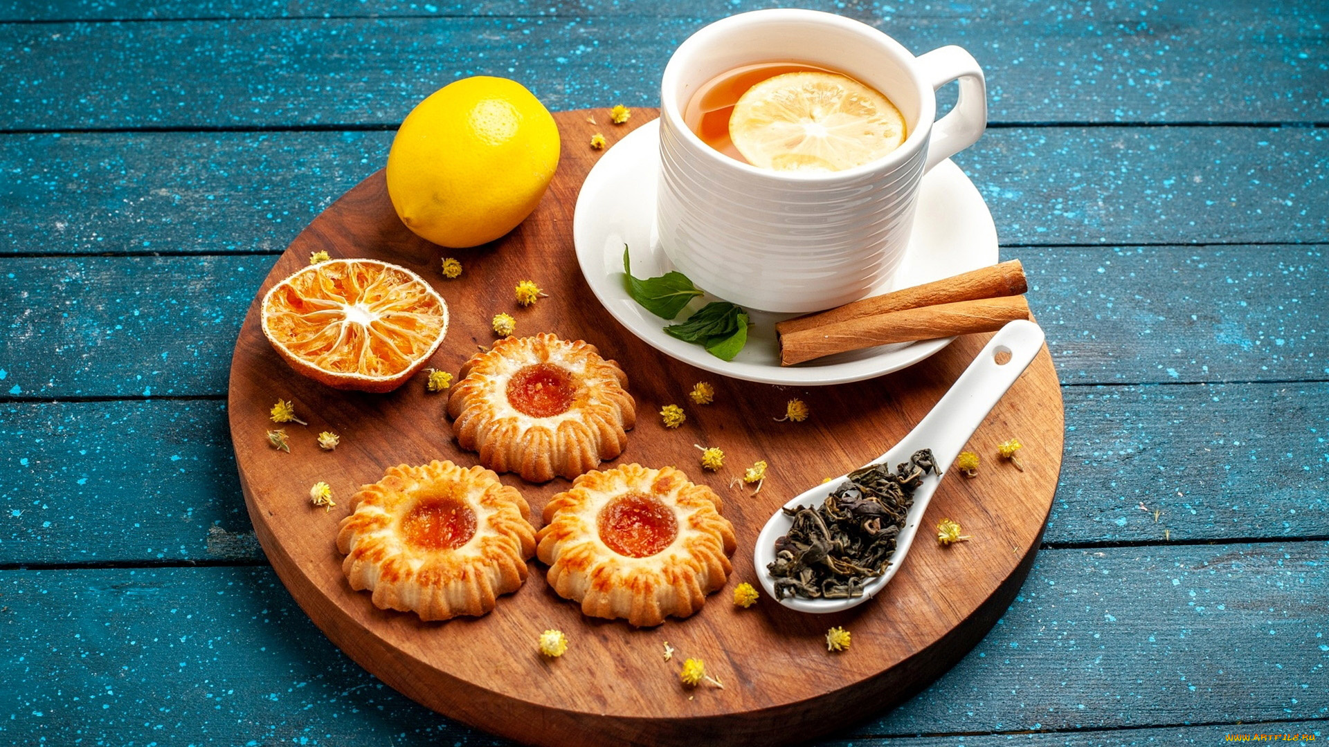 еда, напитки, , чай, печенье, чай, лимон, заварка