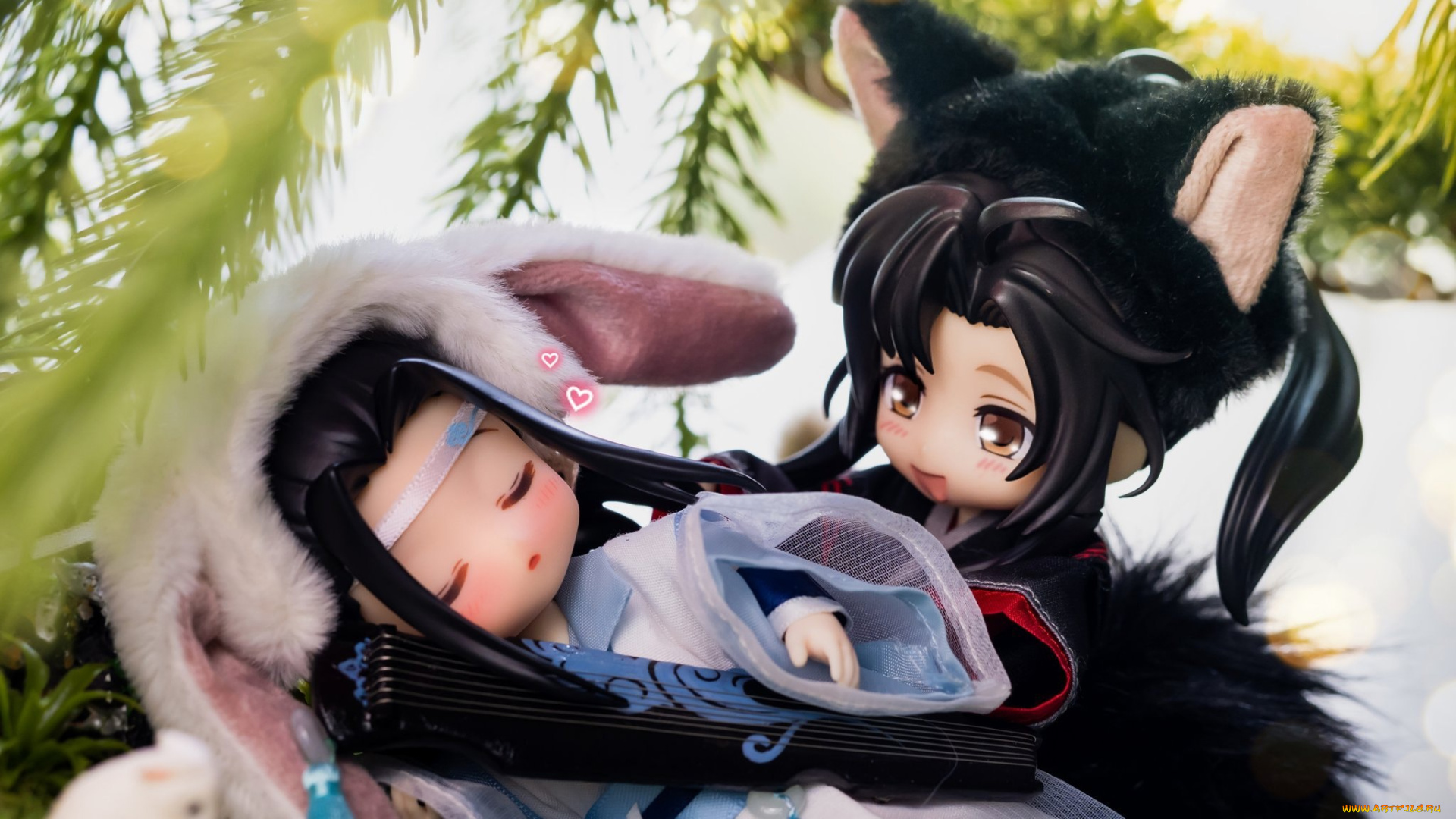 разное, игрушки, лань, ванцзи, вэй, усянь, куклы, ушки, гуцинь