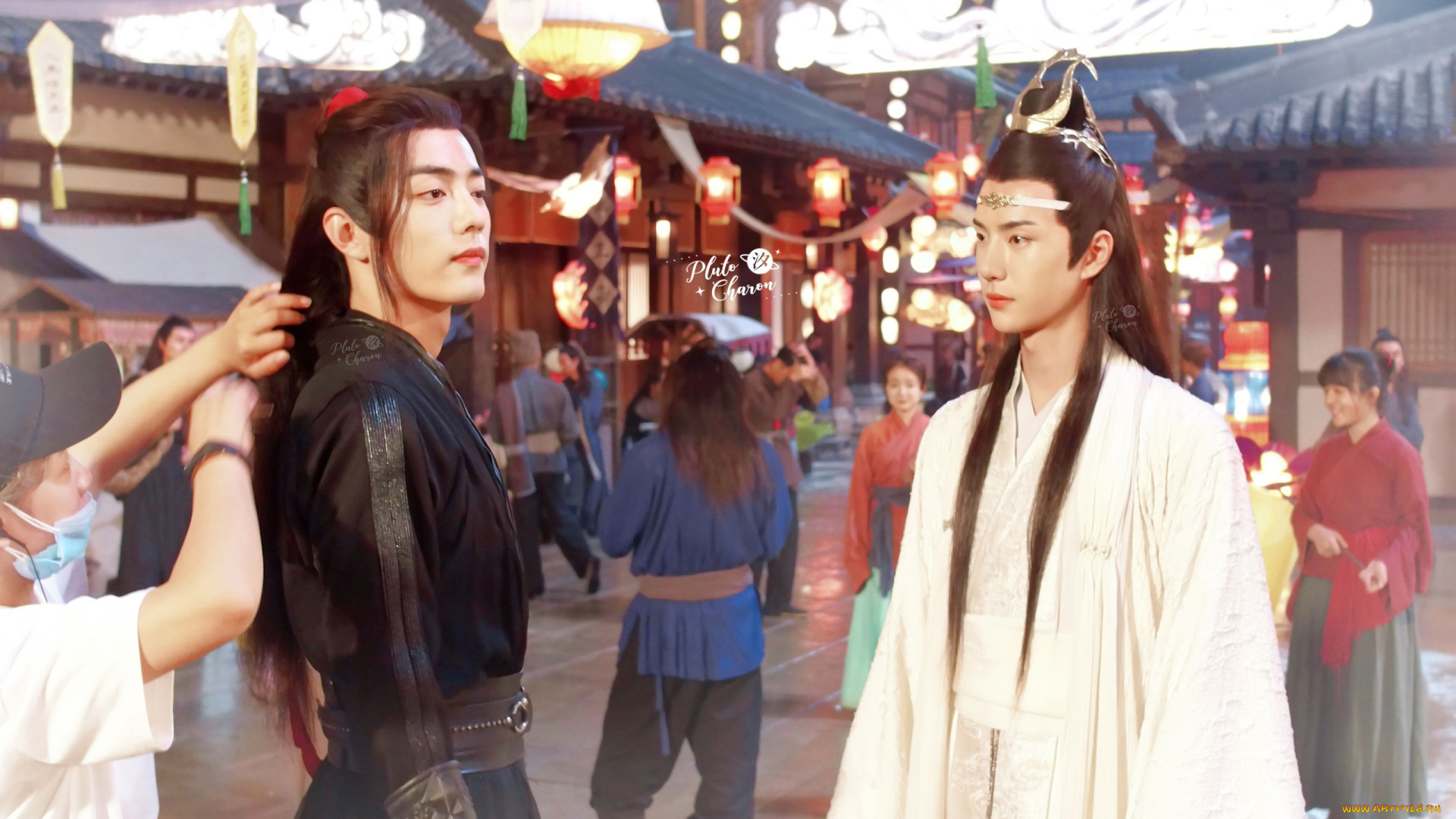 разное, знаменитости, ван, ибо, сяо, чжань, съемки, костюмы, люди