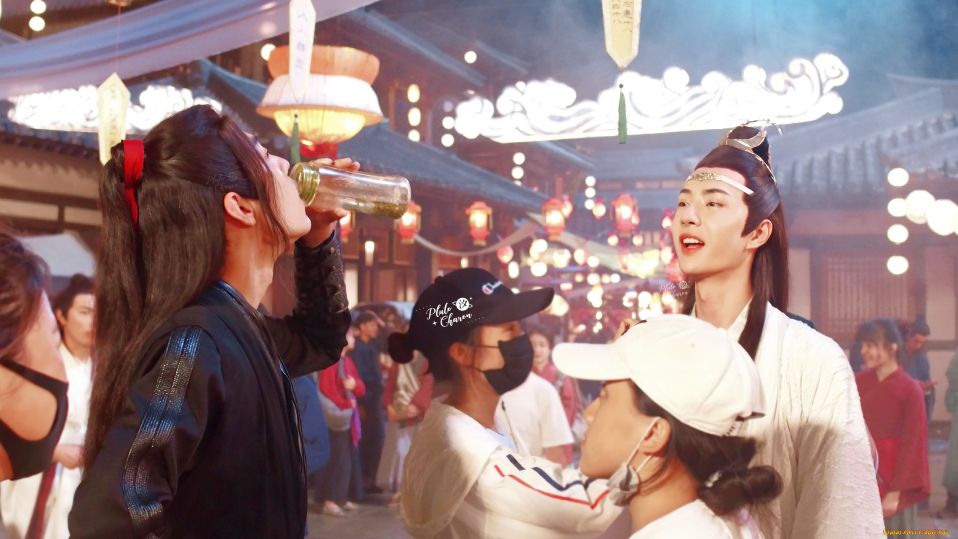 разное, знаменитости, ван, ибо, сяо, чжан, съемки, люди, костюмы