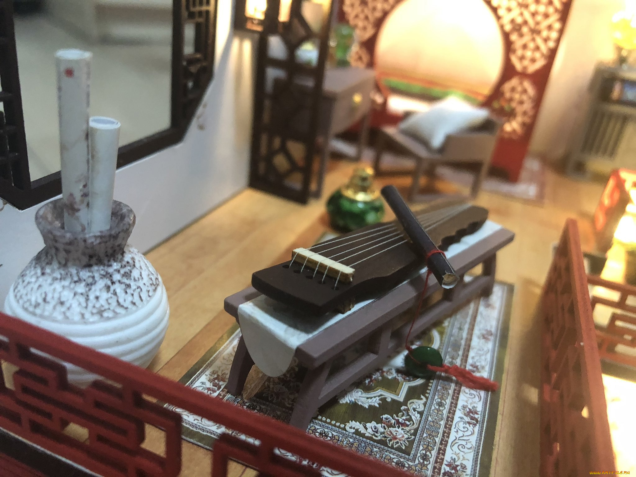 разное, игрушки, домик, комната, вещи, гуцинь