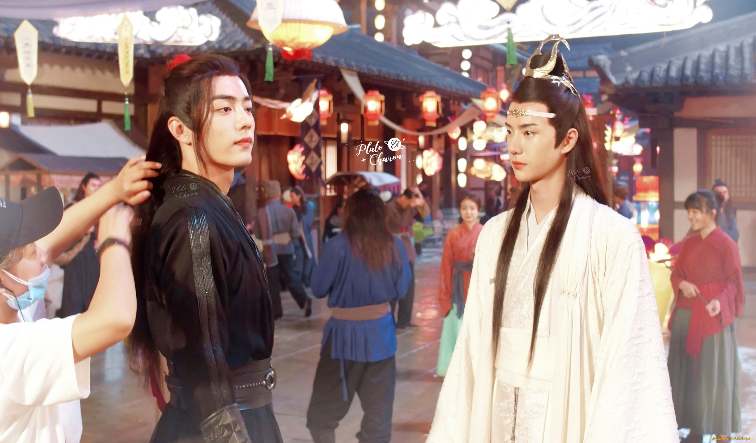 разное, знаменитости, ван, ибо, сяо, чжань, съемки, костюмы, люди