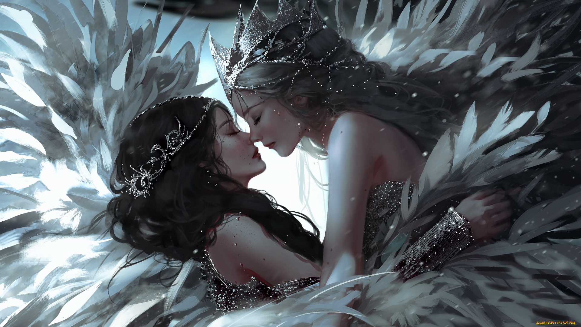 фэнтези, ангелы, девушки