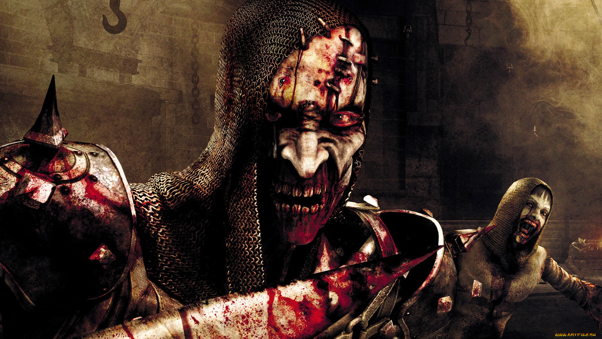 видео, игры, clive, barker`s, jericho, рыцари, доспехи, нежить, кровь, оружие