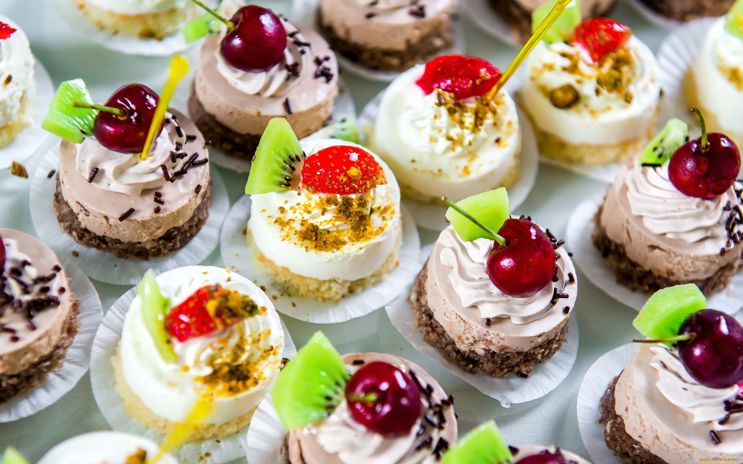 еда, пирожные, , кексы, , печенье, мини, много, ассорти