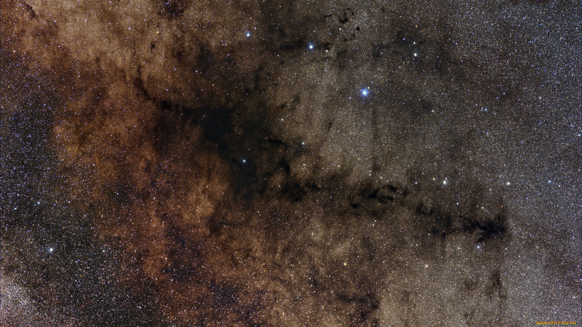 на, восток, от, антареса, космос, галактики, туманности