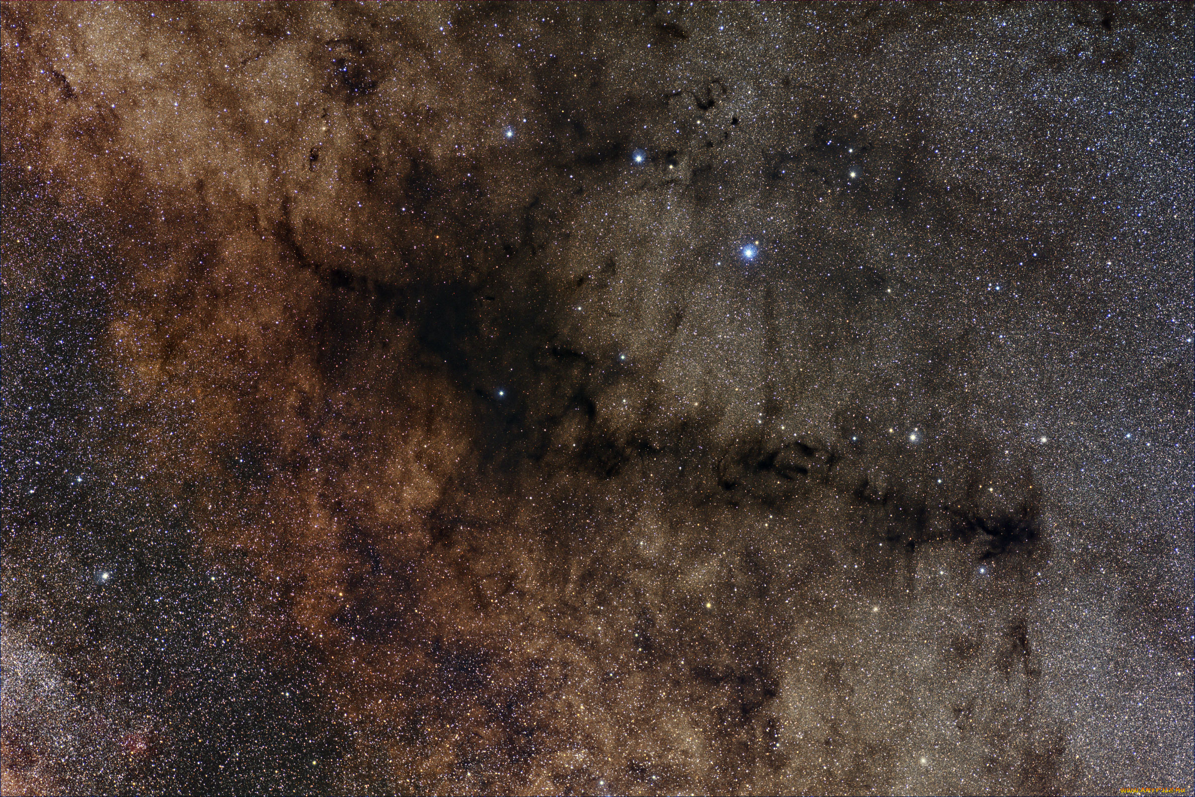 на, восток, от, антареса, космос, галактики, туманности