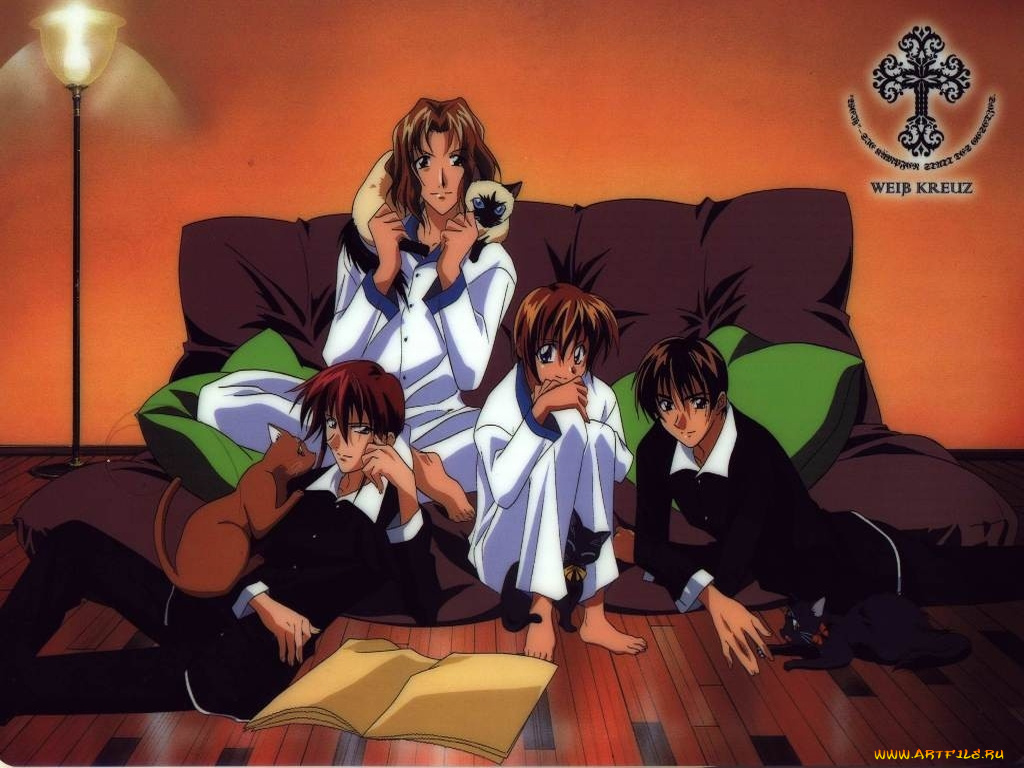 аниме, weiss, kreuz