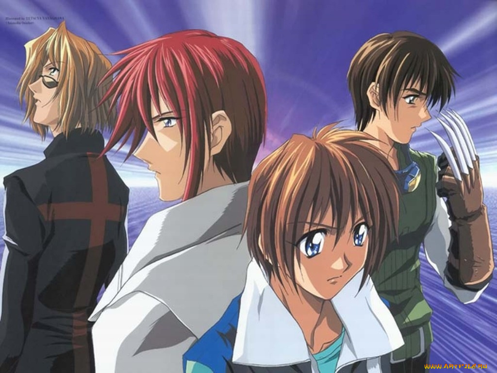 аниме, weiss, kreuz