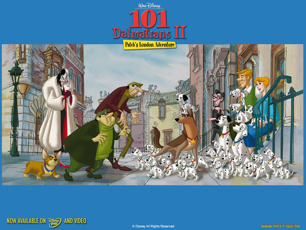 мультфильмы, 101, dalmatians, ii, patch`s, london, adventure