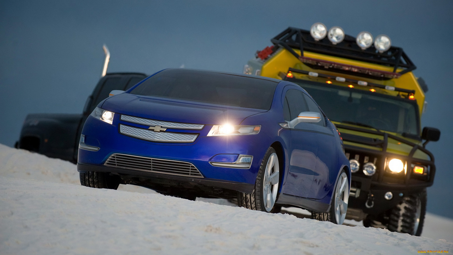 автомобили, разные, вместе