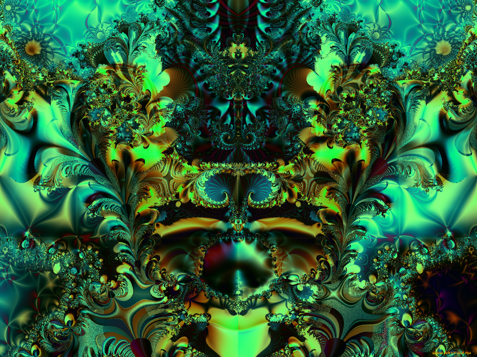 3д, графика, fractal, фракталы