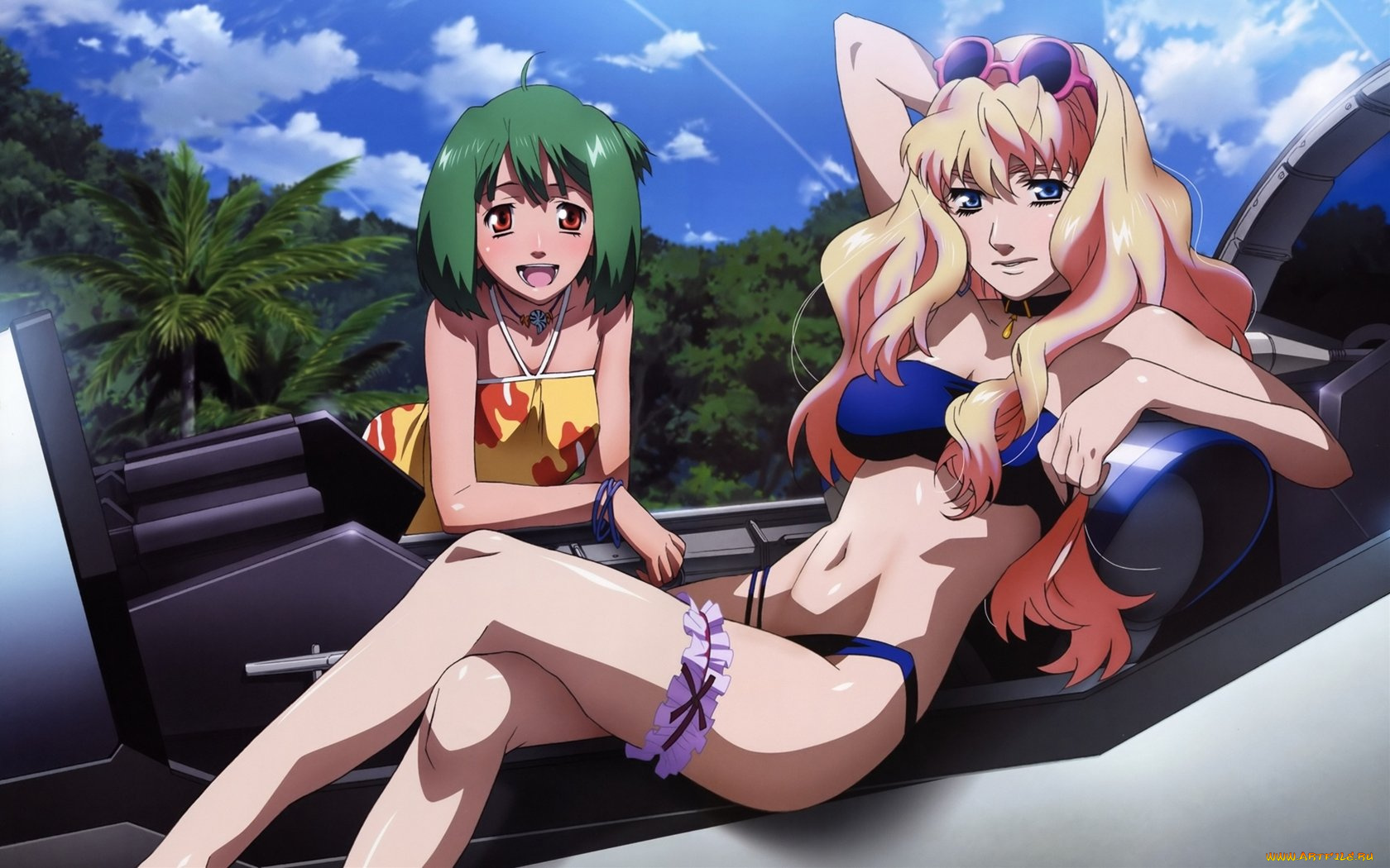 аниме, macross, frontier