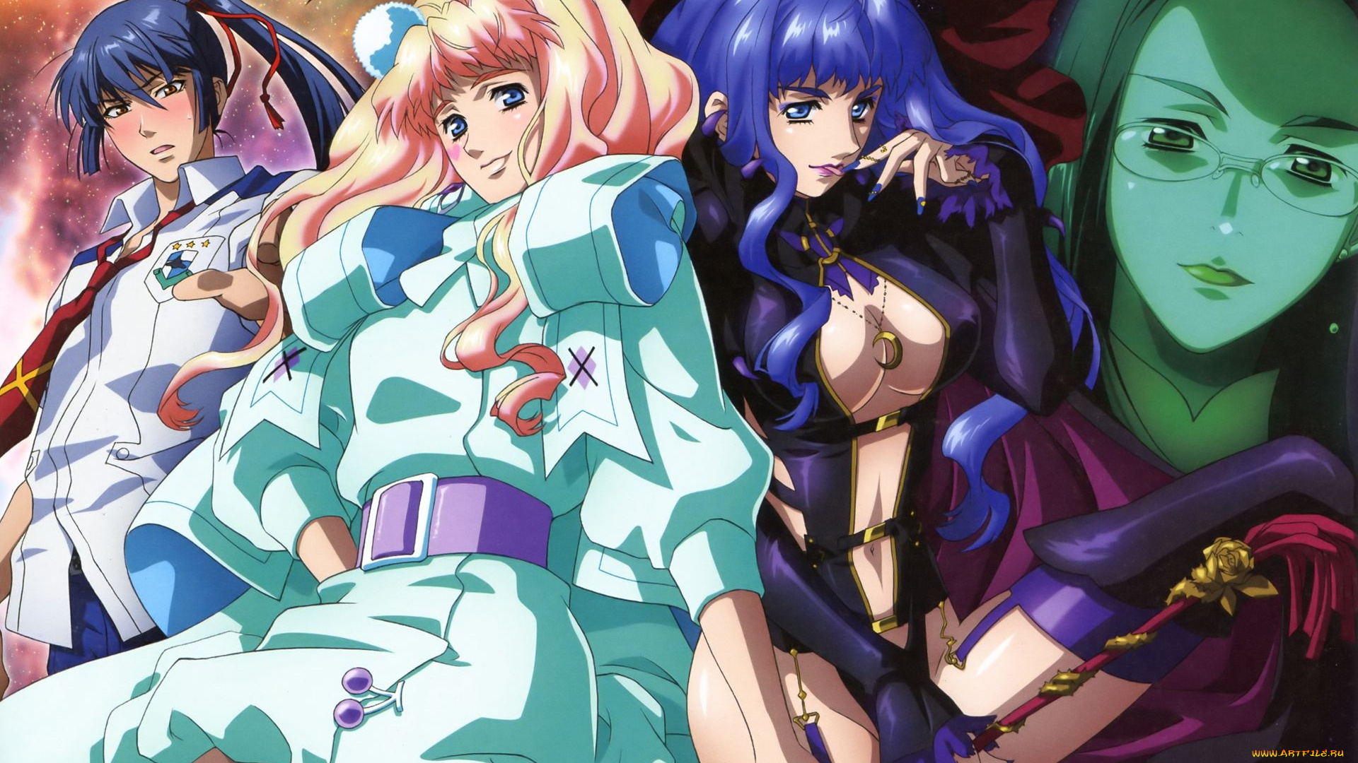 аниме, macross, frontier