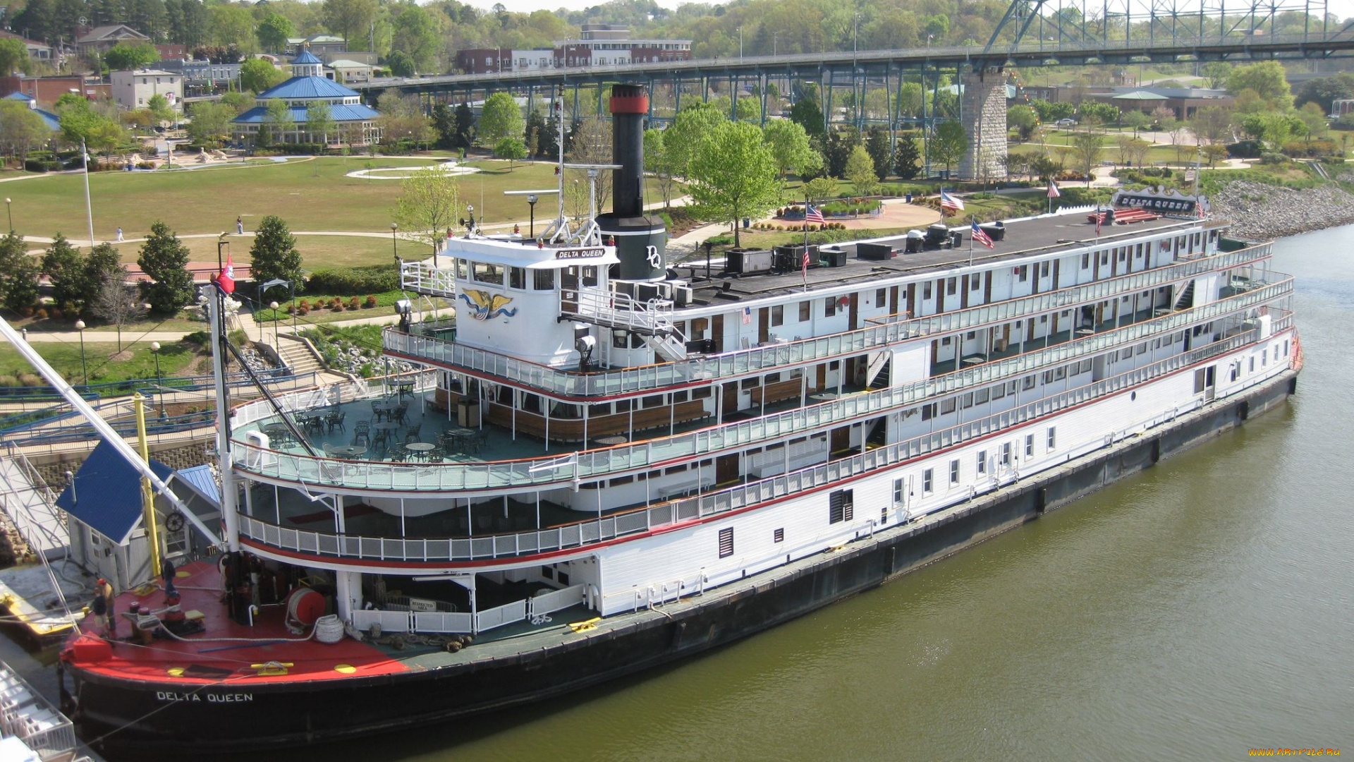 корабли, пароходы, delta, queen