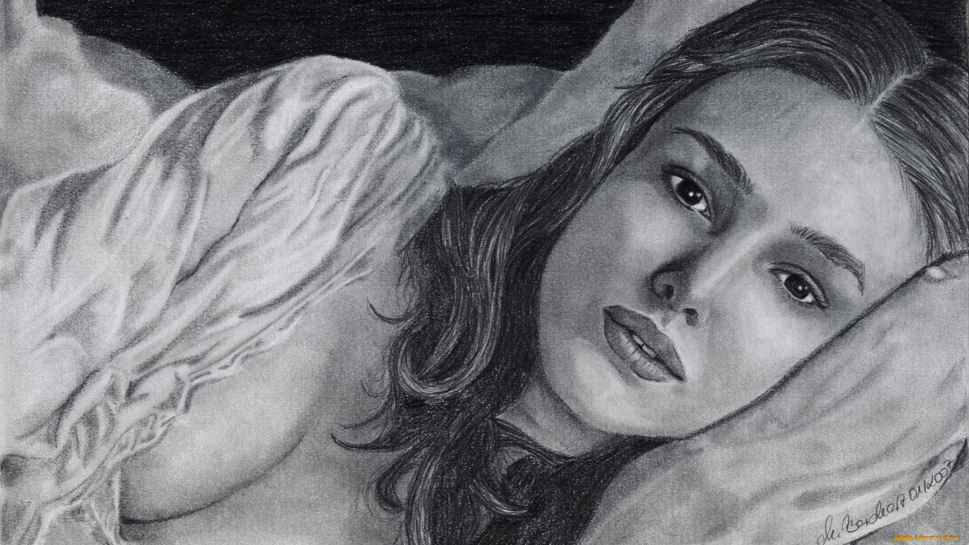 рисованные, люди, knightley, keira