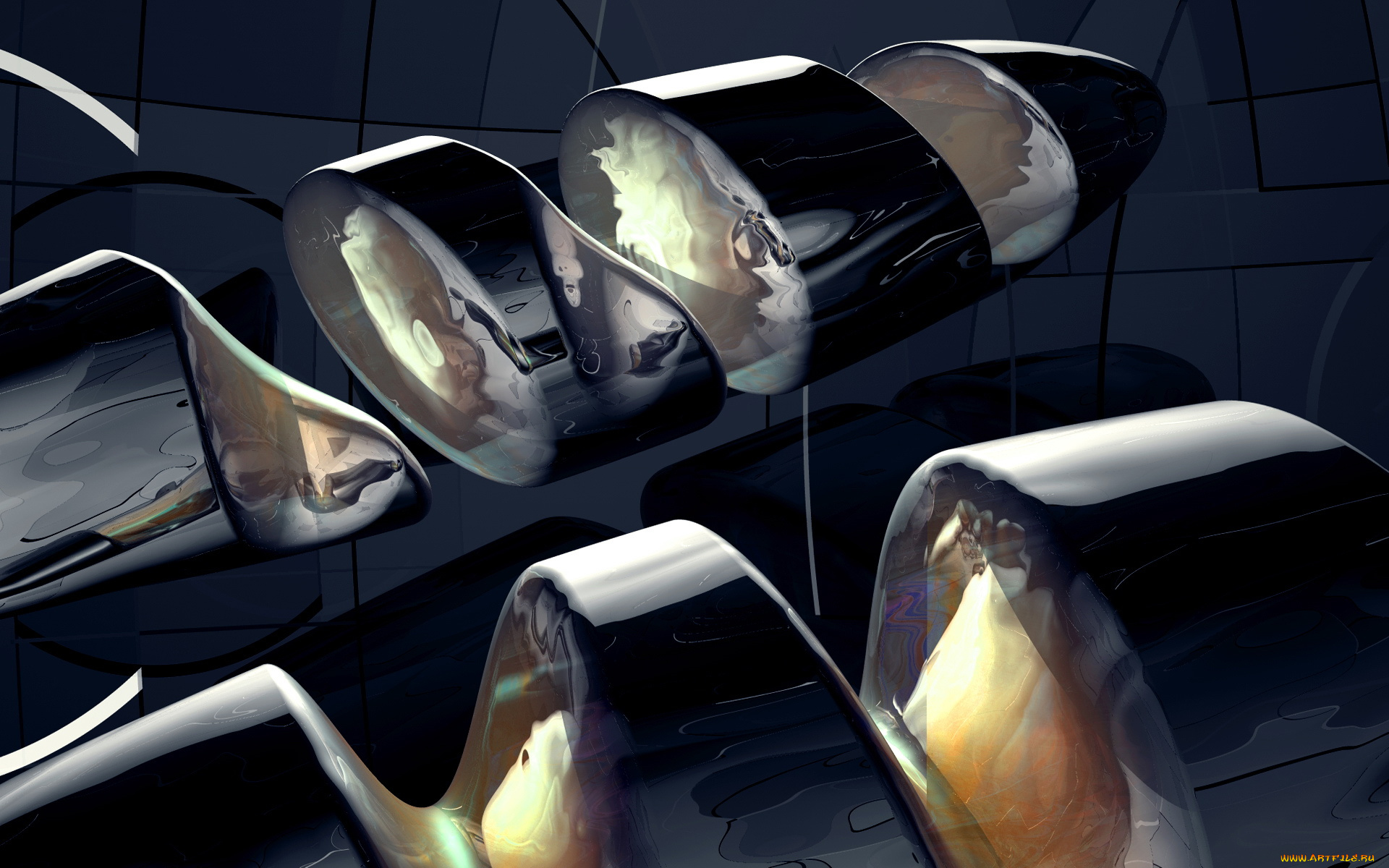 3д, графика, abstract, абстракции