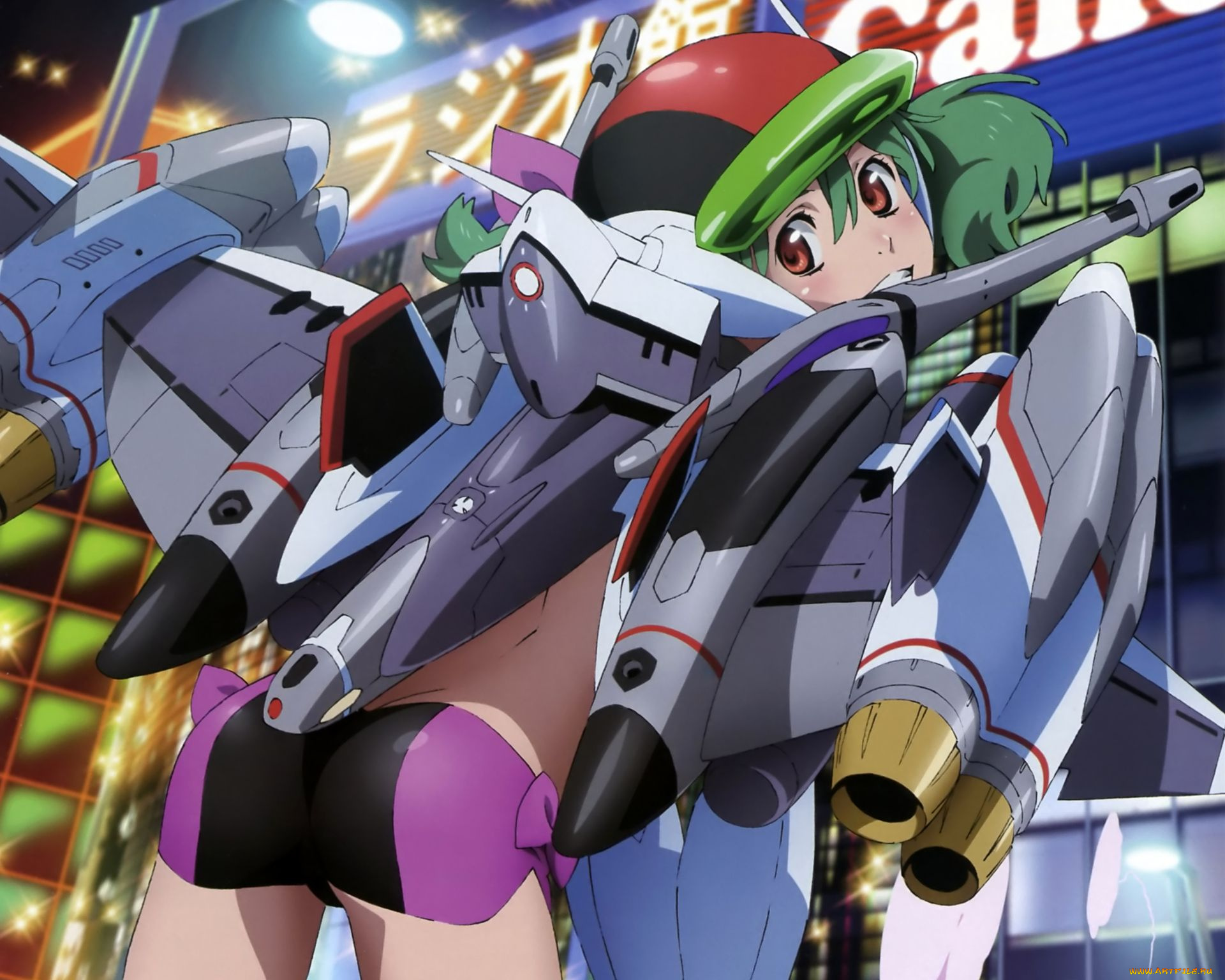 аниме, macross, frontier