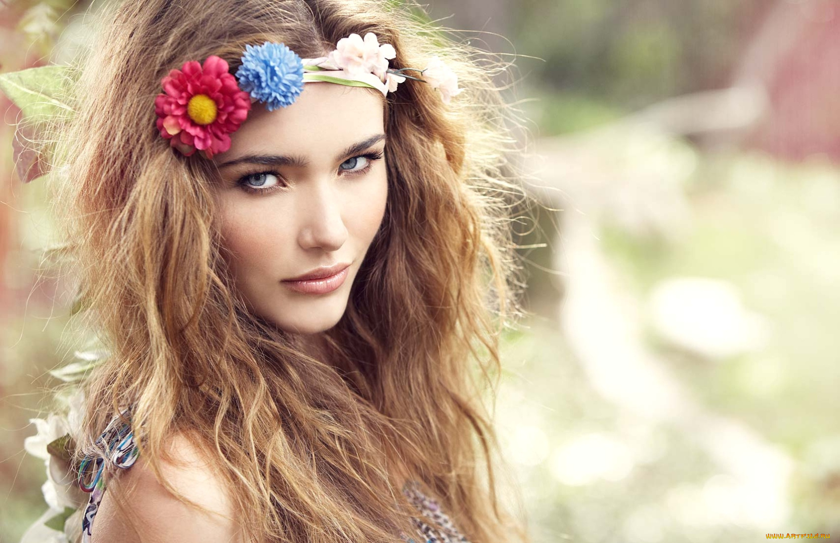 -Unsort, Лица, Портреты, девушки, unsort, лица, портреты, волосы, венок