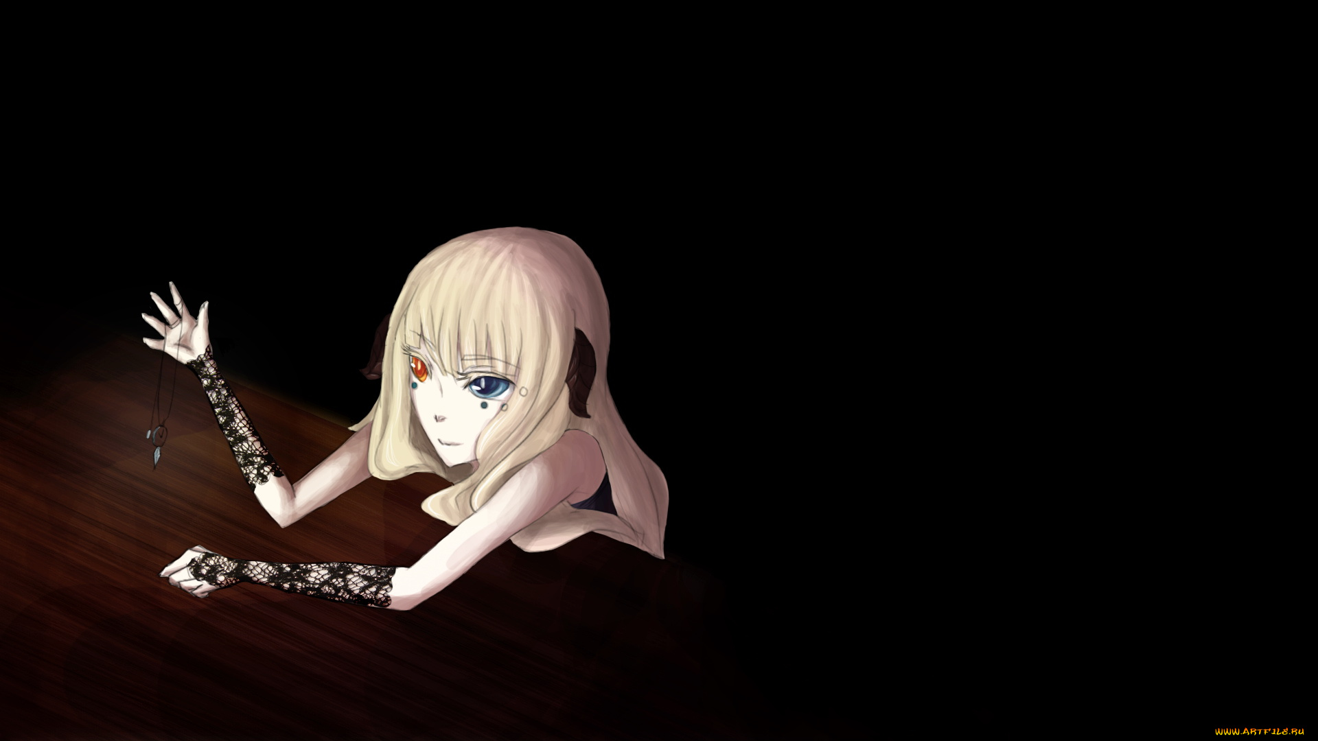 аниме, angels, demons, девушка