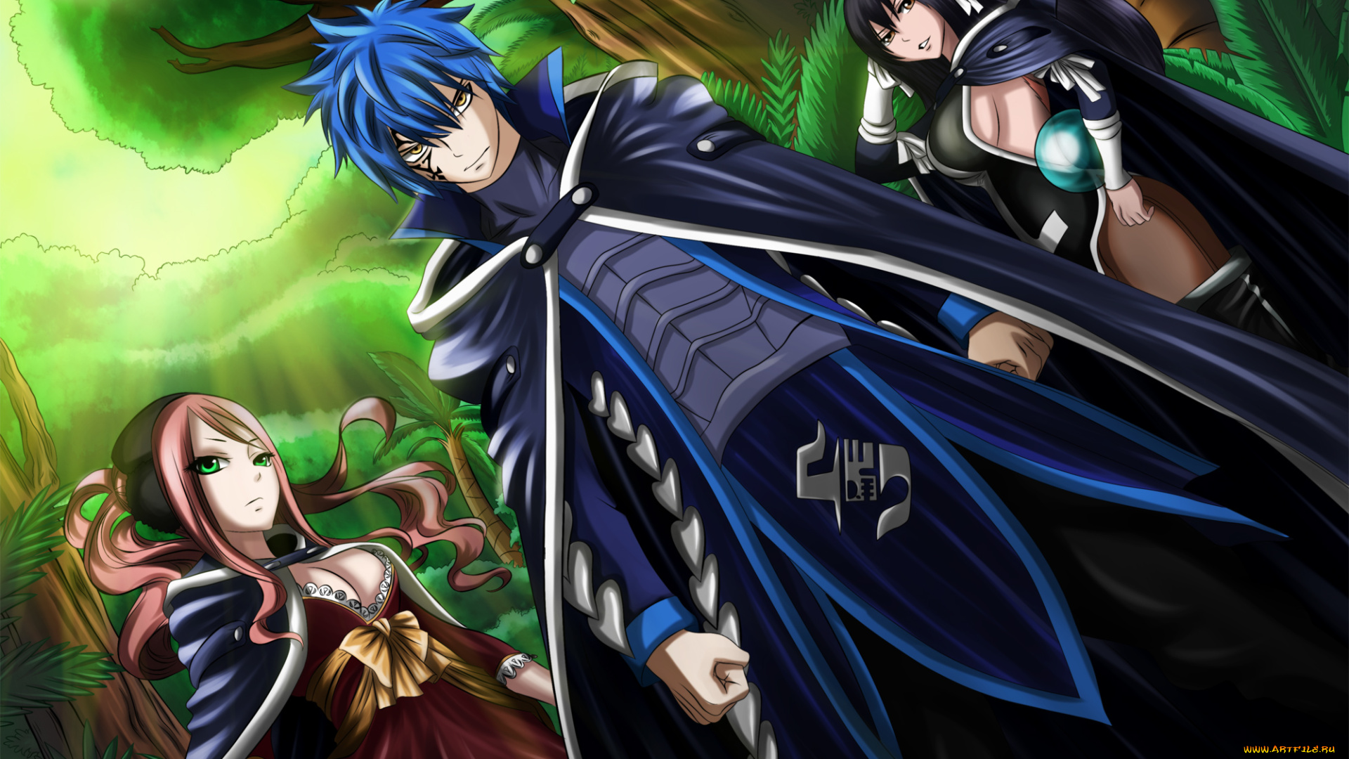 аниме, fairy, tail, meredy, ultear, milkovich, jellal, fernandes