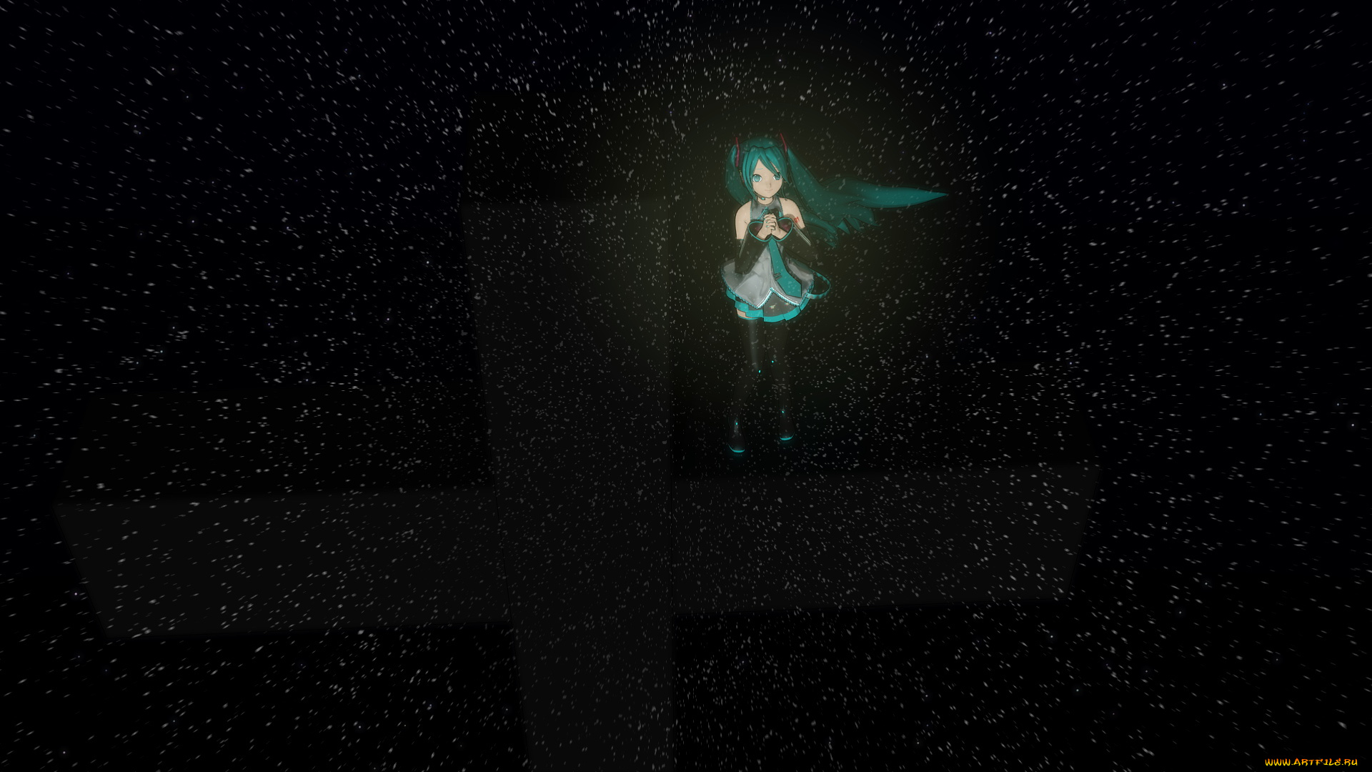 аниме, vocaloid, девушка