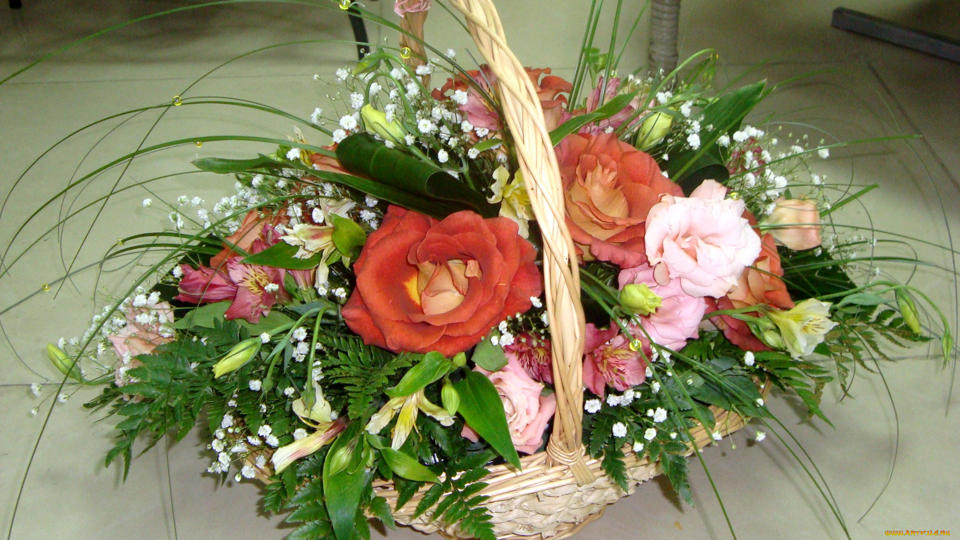 цветы, букеты, композиции, букет, корзина, розы
