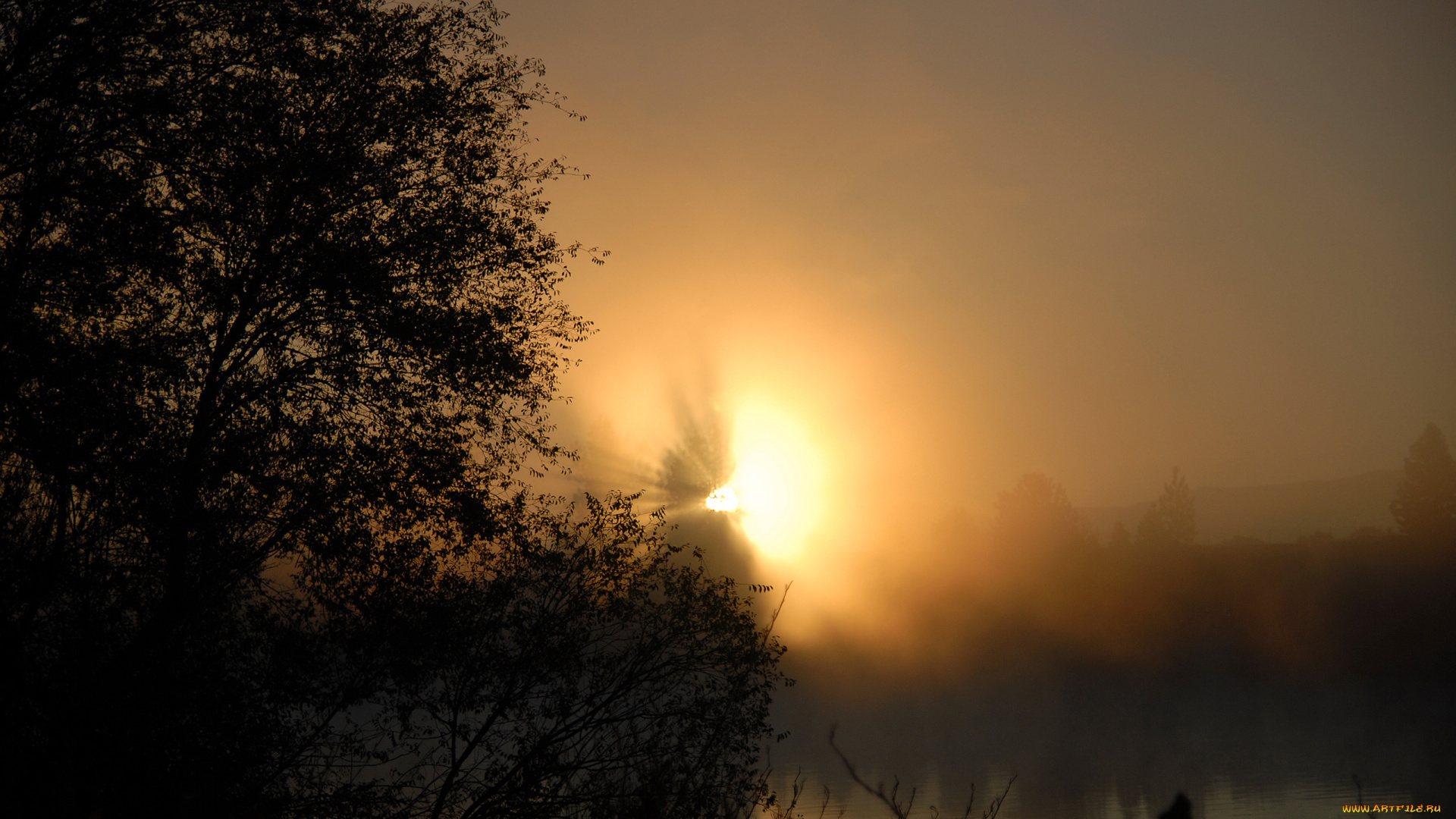 природа, восходы, закаты, закат, вечер, река