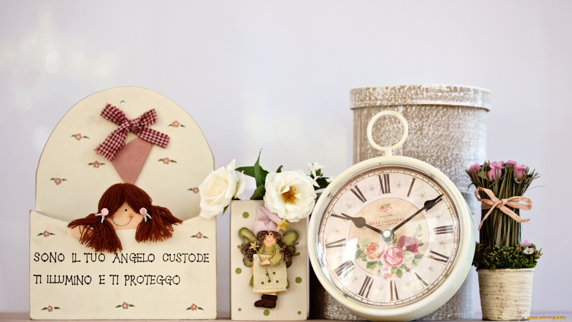 разное, Часы, часовые, механизмы, розы, часы, игрушка