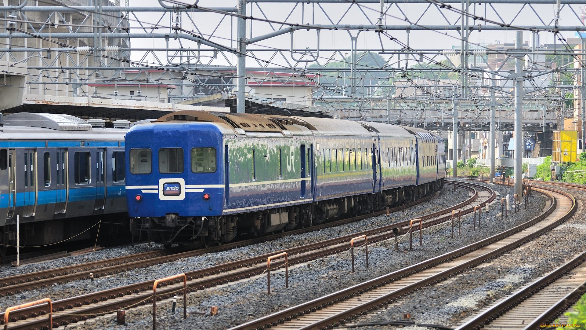 техника, электрички, рельсы, вагоны