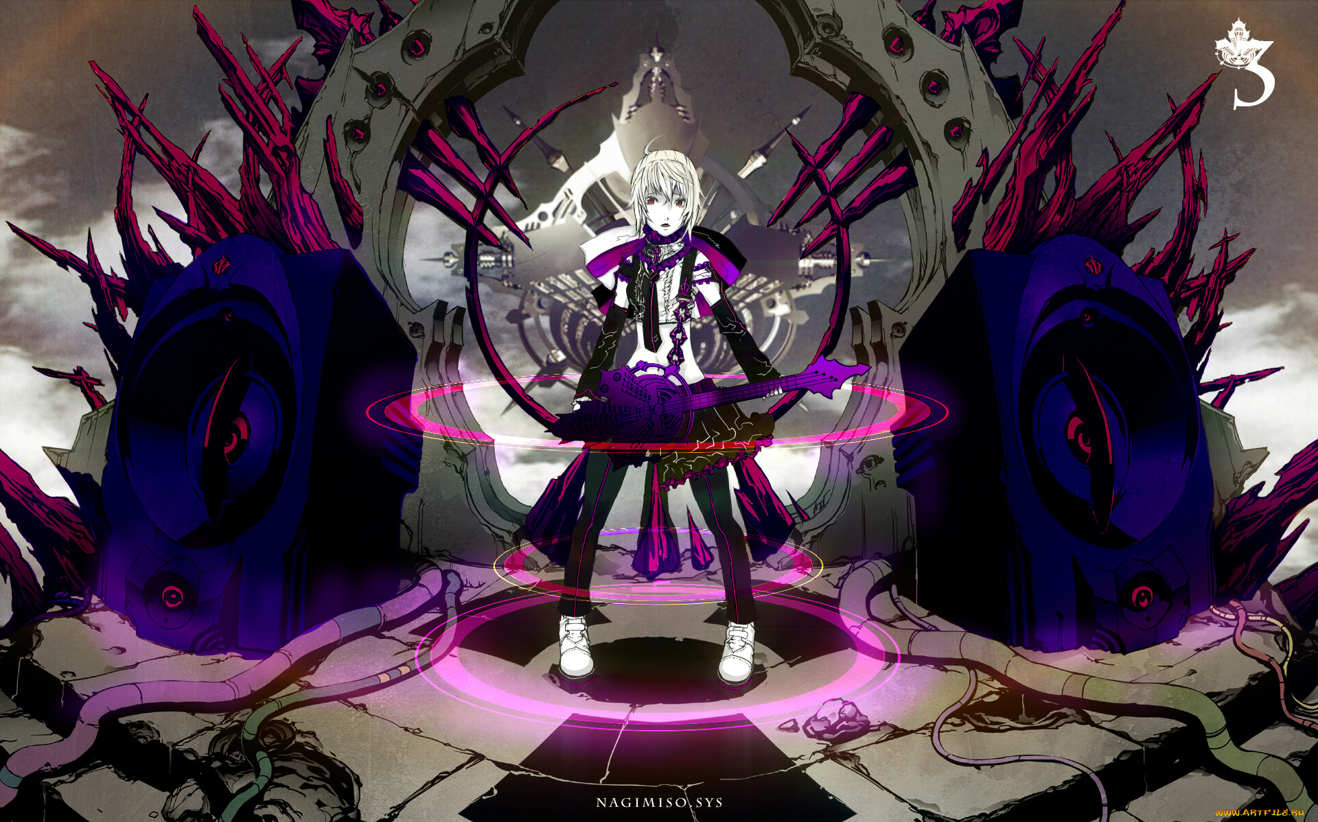 аниме, vocaloid, nagimiso, sys, meltdown