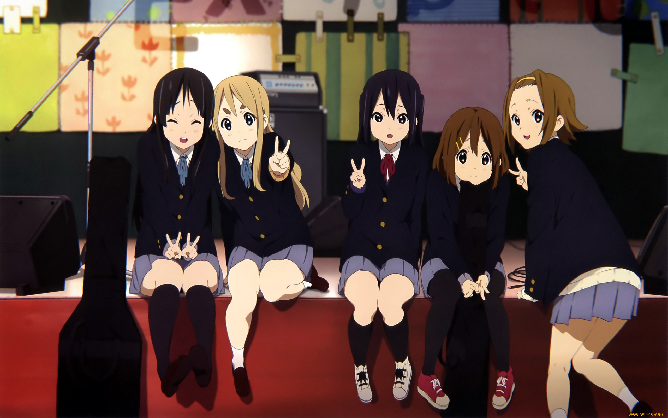 аниме, on, k-on