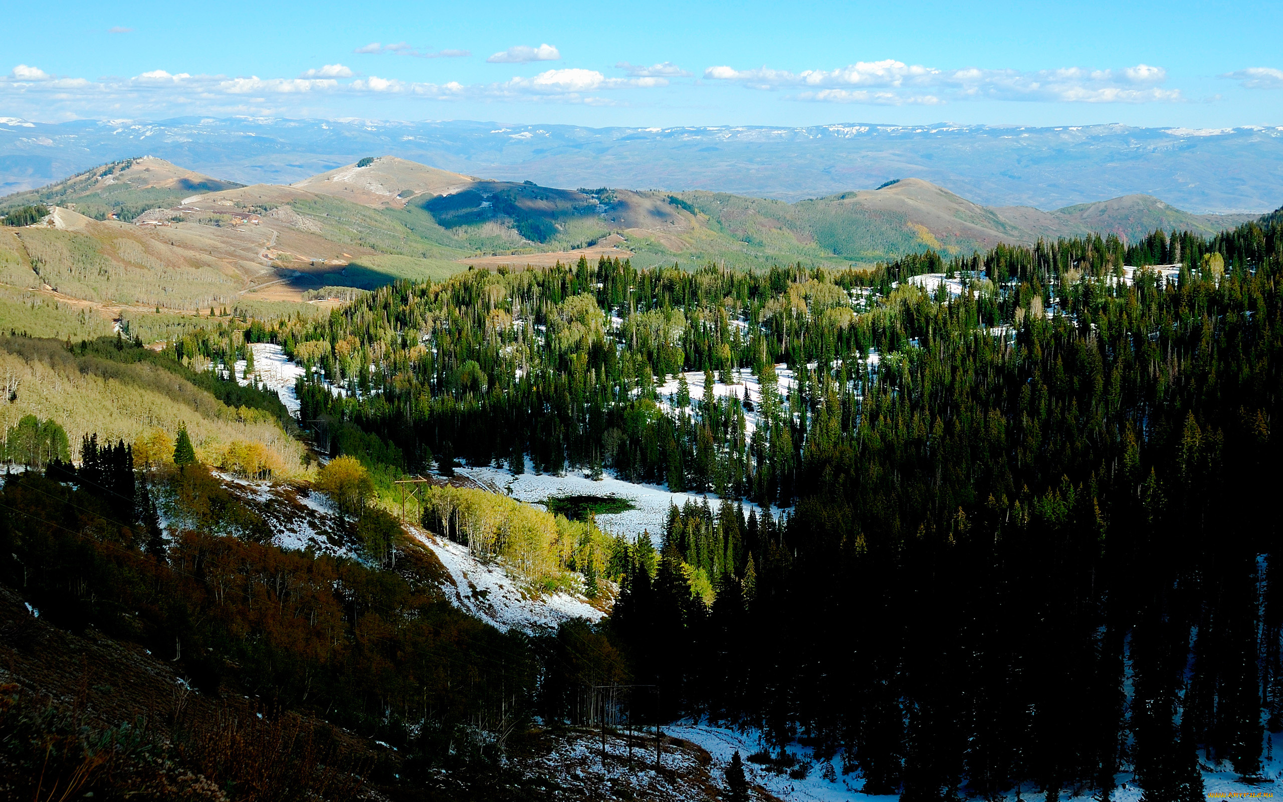 природа, пейзажи, осень, тайга, сопки