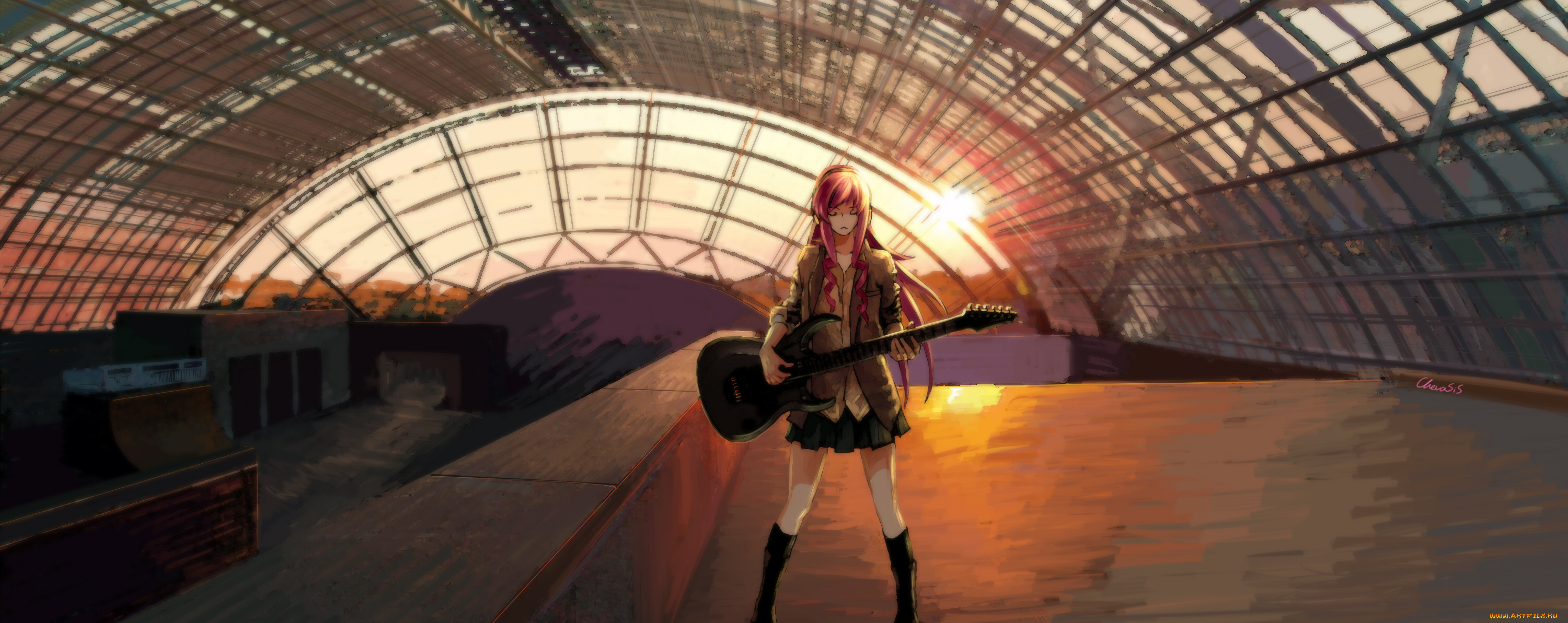 аниме, vocaloid, megurine, luka