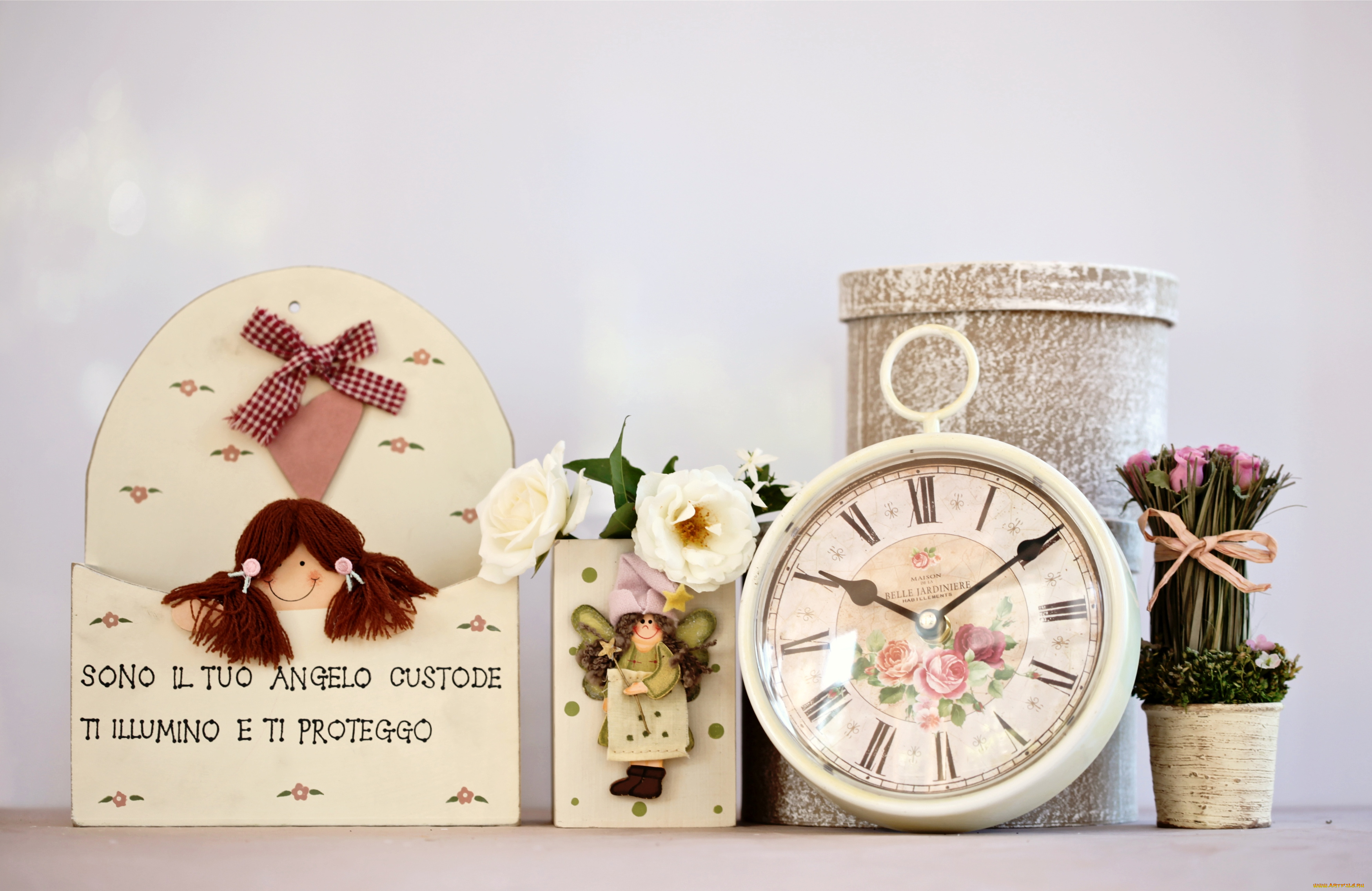 разное, Часы, часовые, механизмы, розы, часы, игрушка