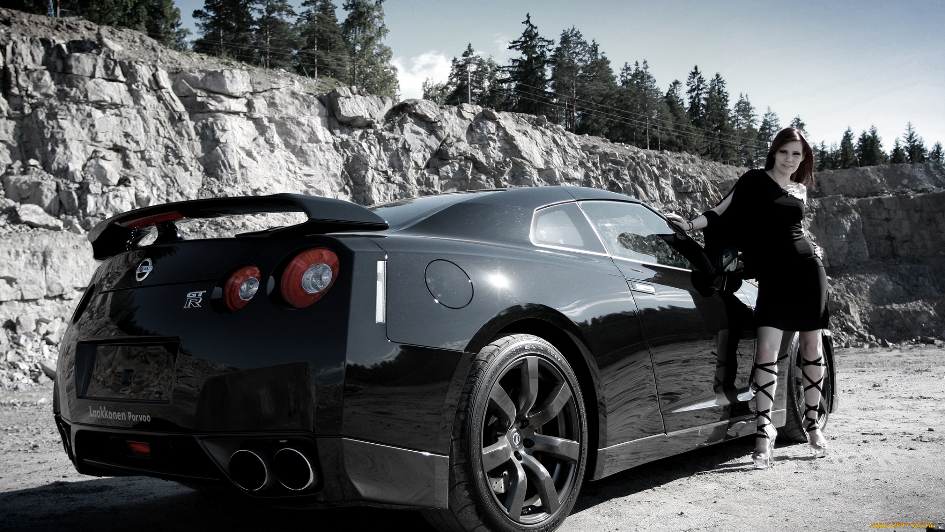 автомобили, авто, девушками, nissan