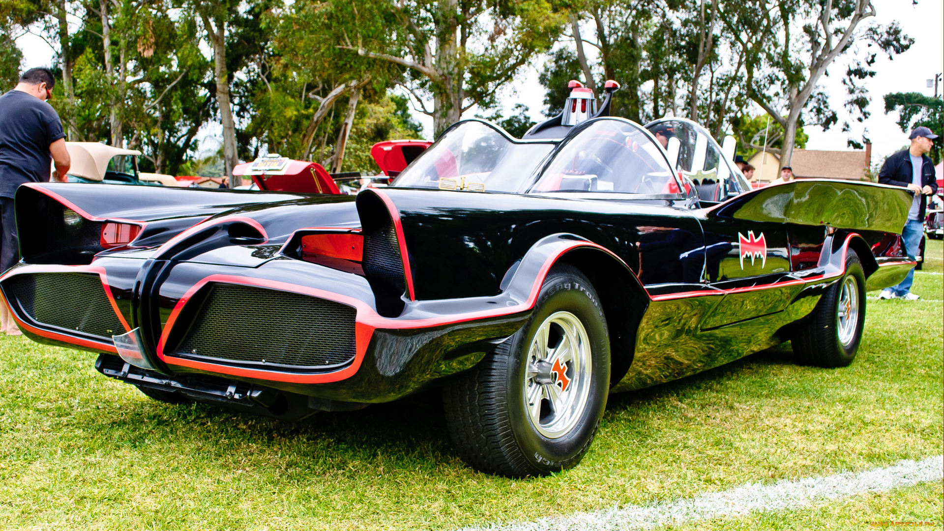 автомобили, выставки, уличные, фото, трава, деревья